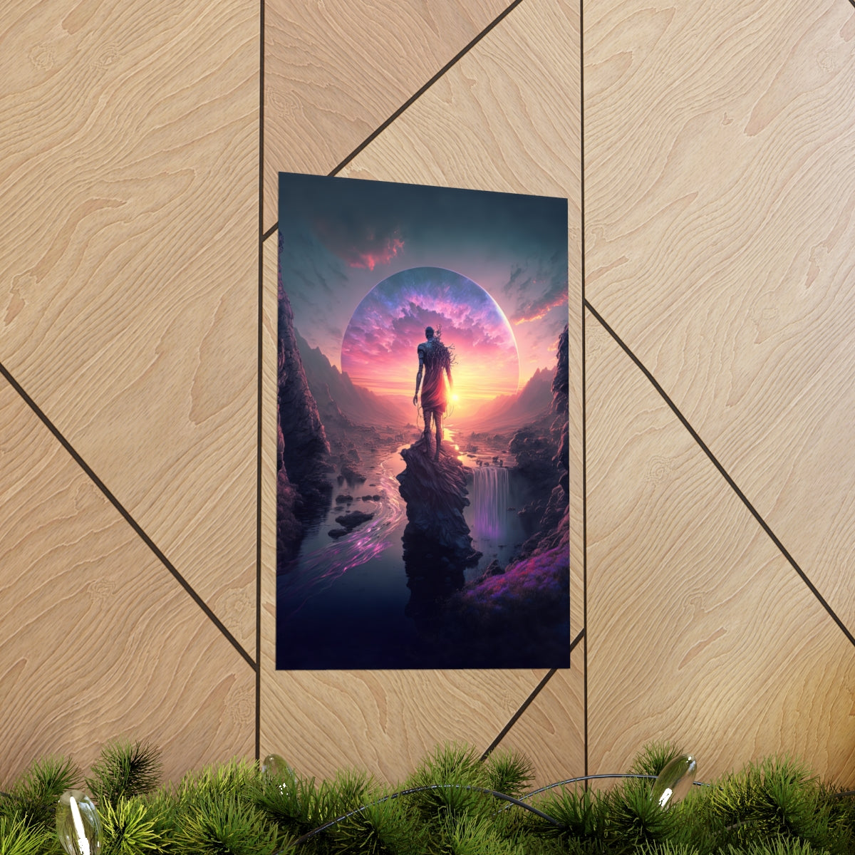 "HE WHO WANDERS IS NOT LOST" Premium Matte Vertical Posters