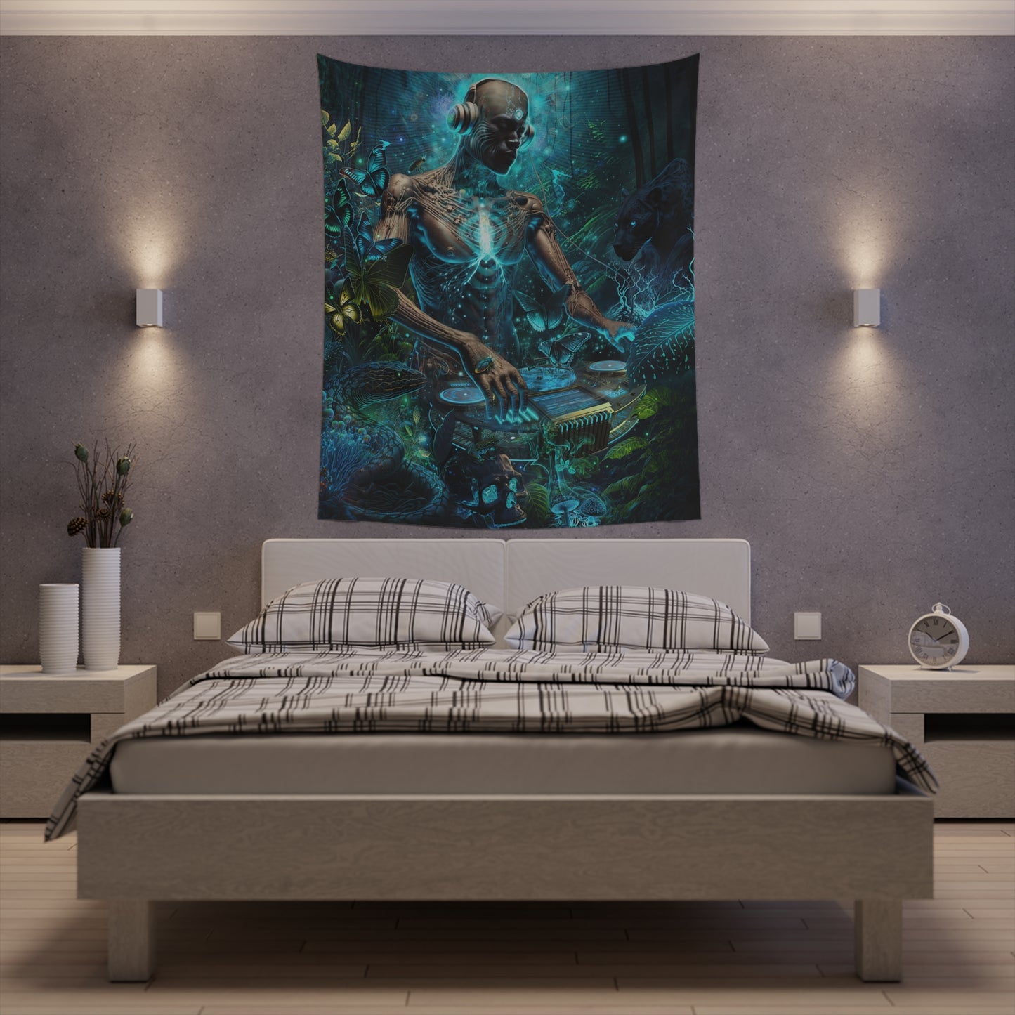 "BIOSONIC" Printed Wall Tapestry