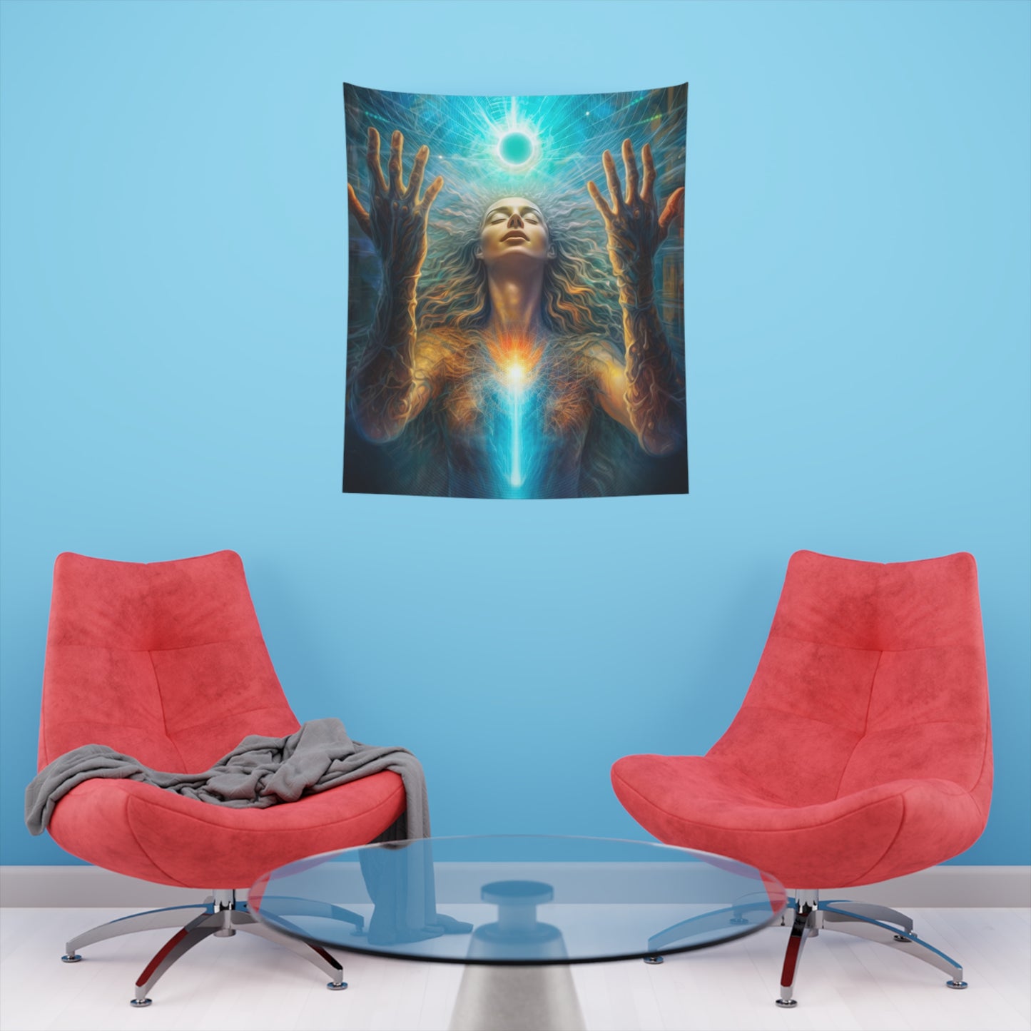 "SURRENDER" Printed Wall Tapestry