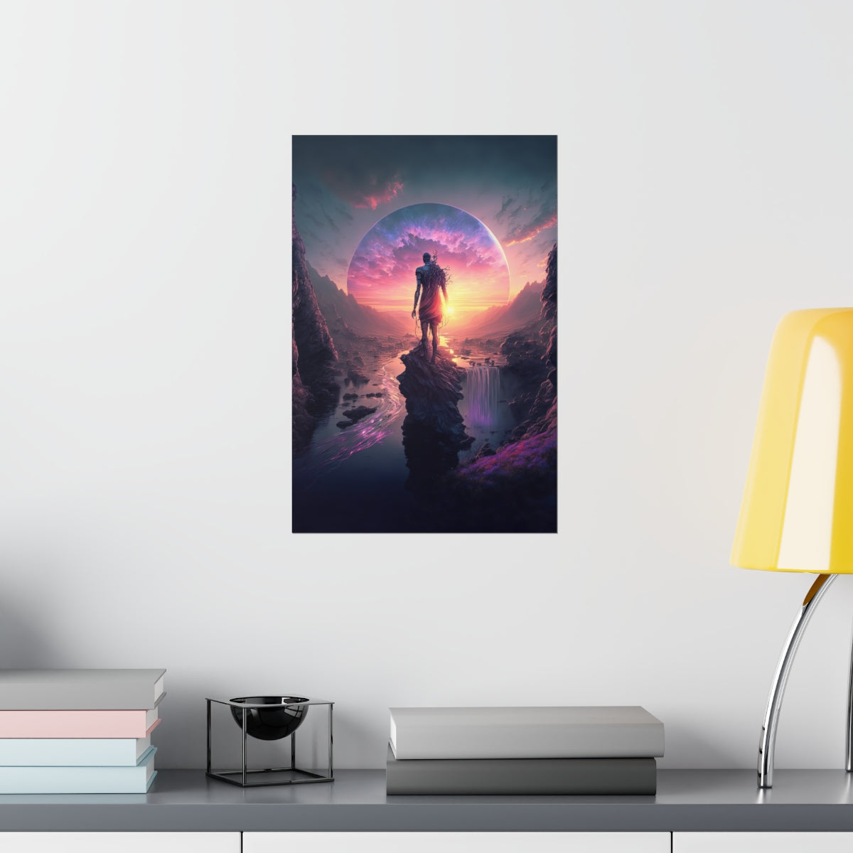 "HE WHO WANDERS IS NOT LOST" Premium Matte Vertical Posters