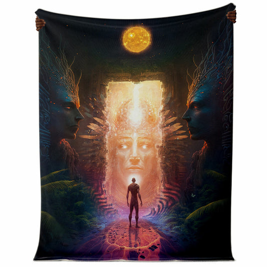 "OPENING" Premium Microfleece Blanket - AOP