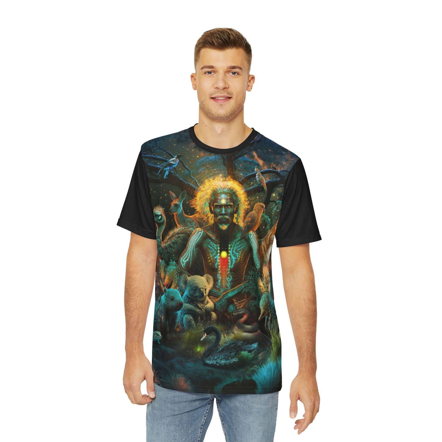 "ALWAYS DREAMING" Men's Polyester Tee (AOP)