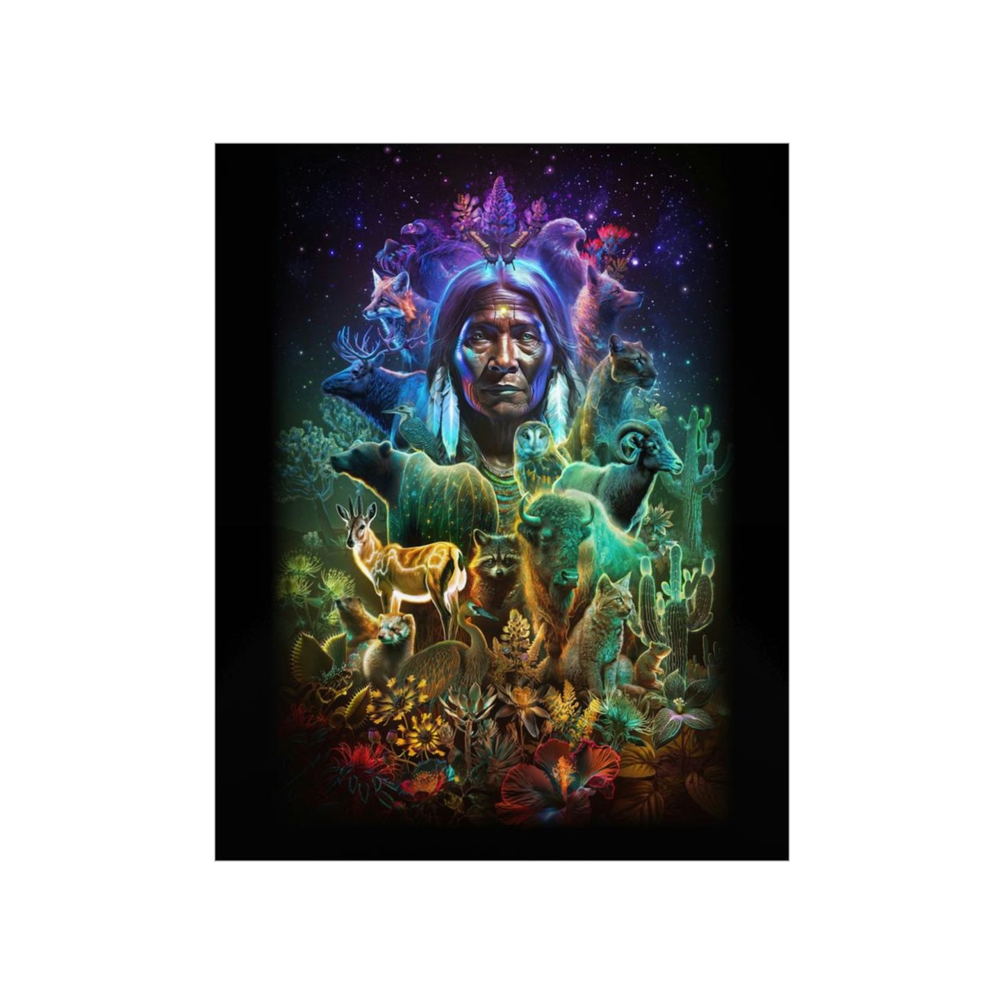 "GREAT SPIRIT" Premium Matte Vertical Posters