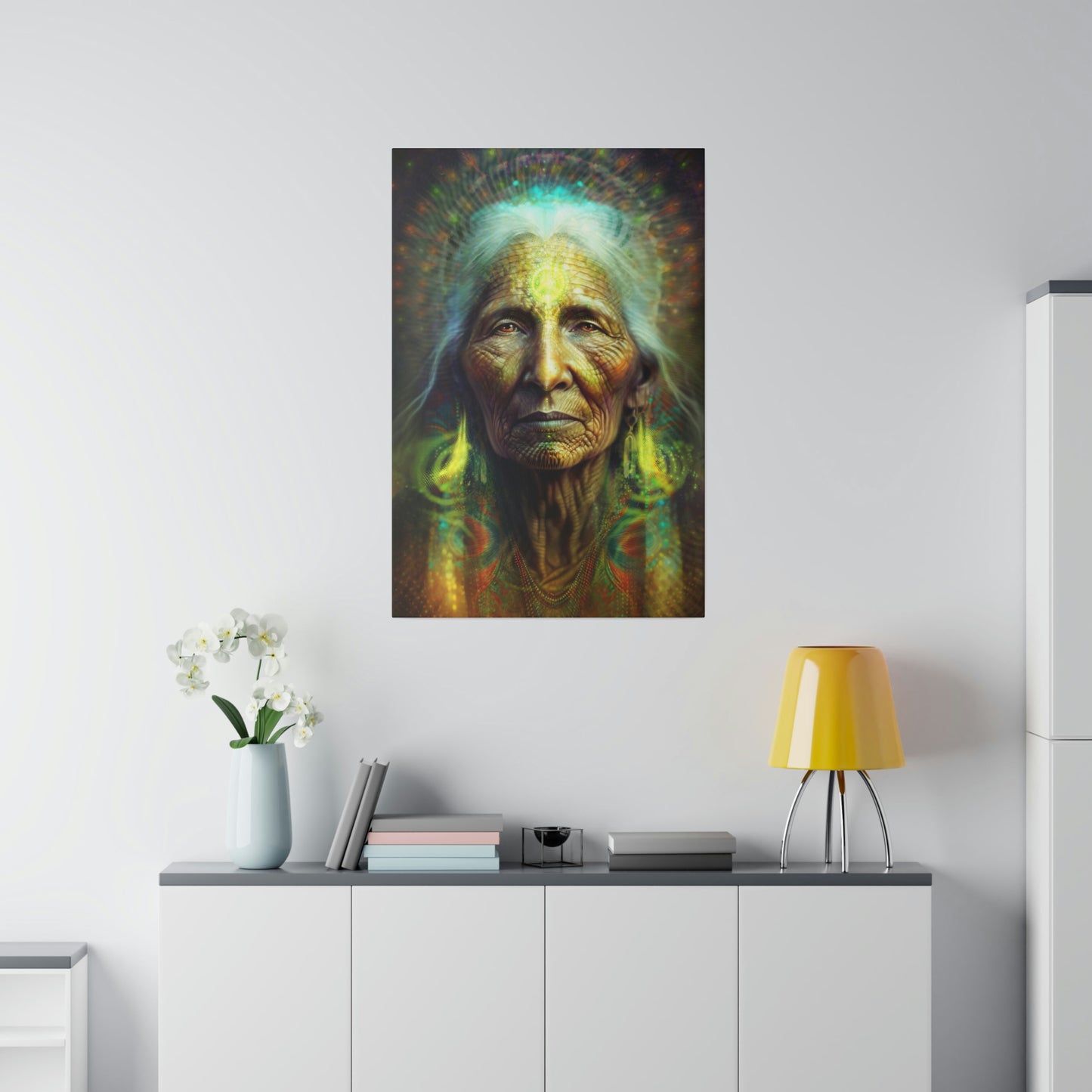 "SACRED WISDOM" Matte Canvas, Stretched, 0.75"