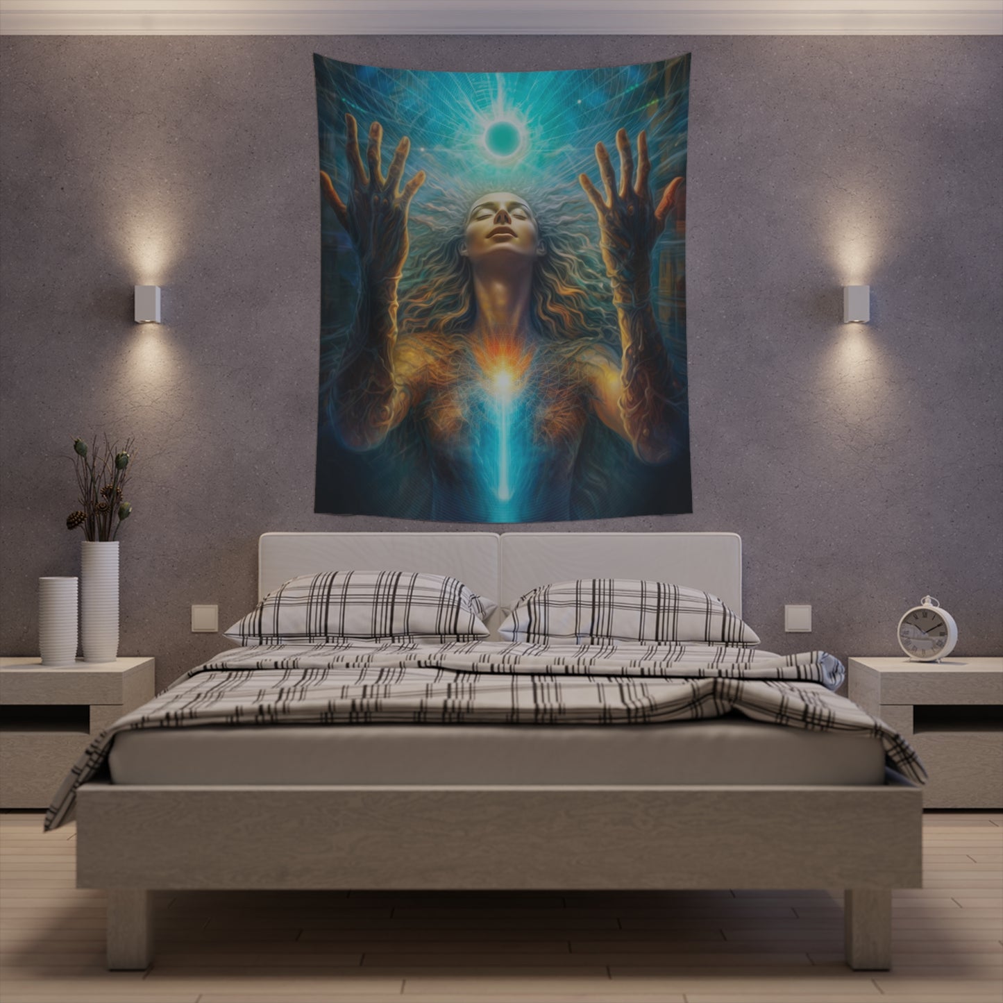 "SURRENDER" Printed Wall Tapestry