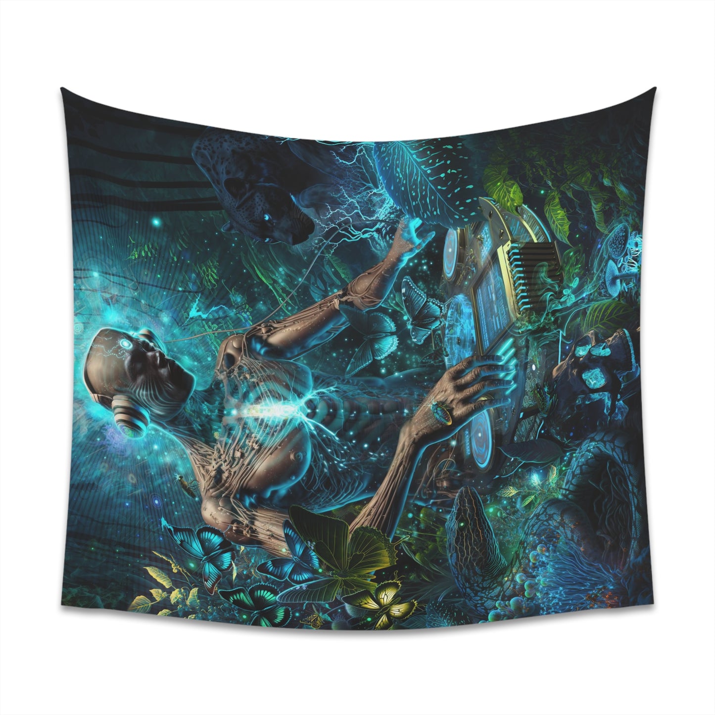 "BIOSONIC" Printed Wall Tapestry