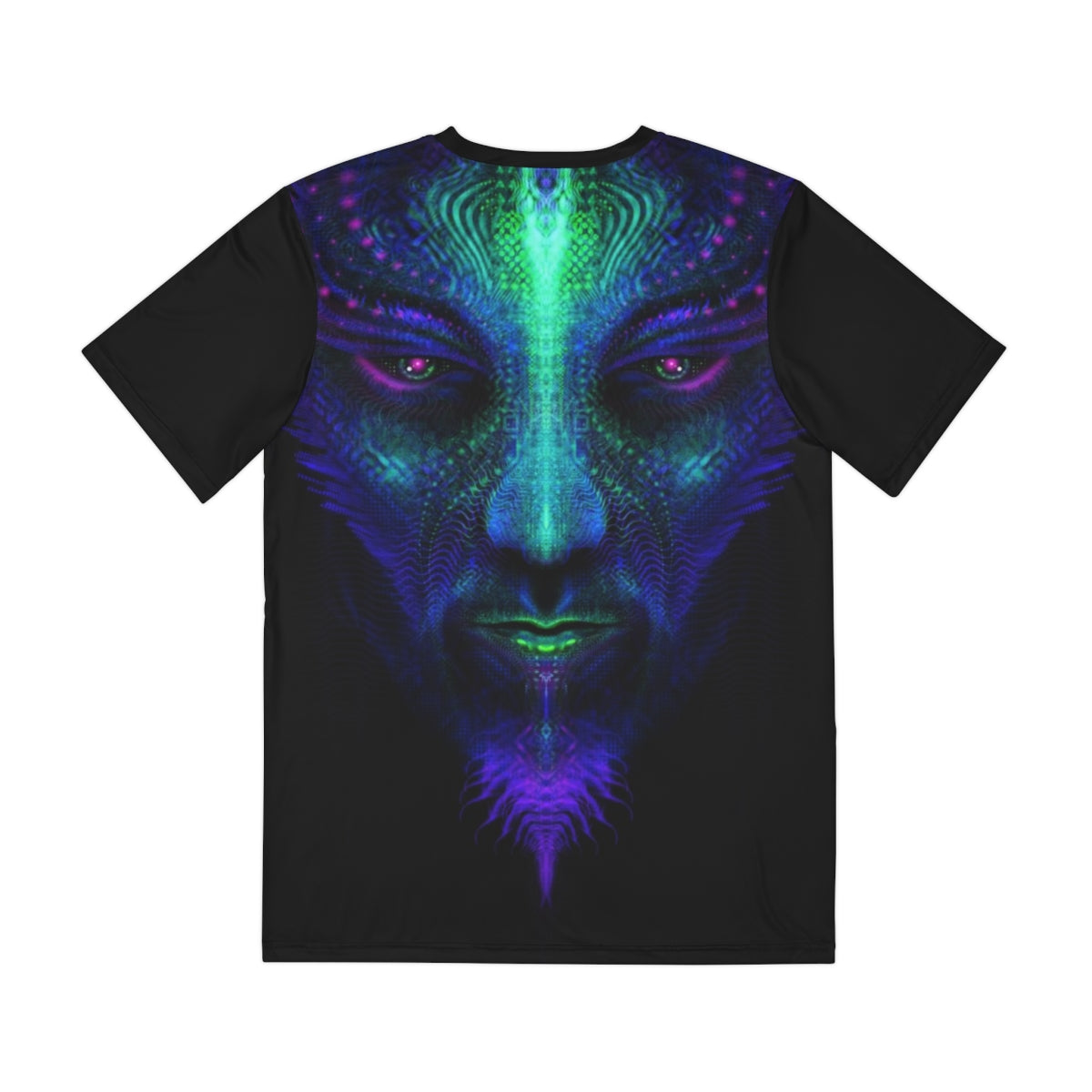 "DIGITAL SHAMAN" Men's Polyester Tee (AOP)