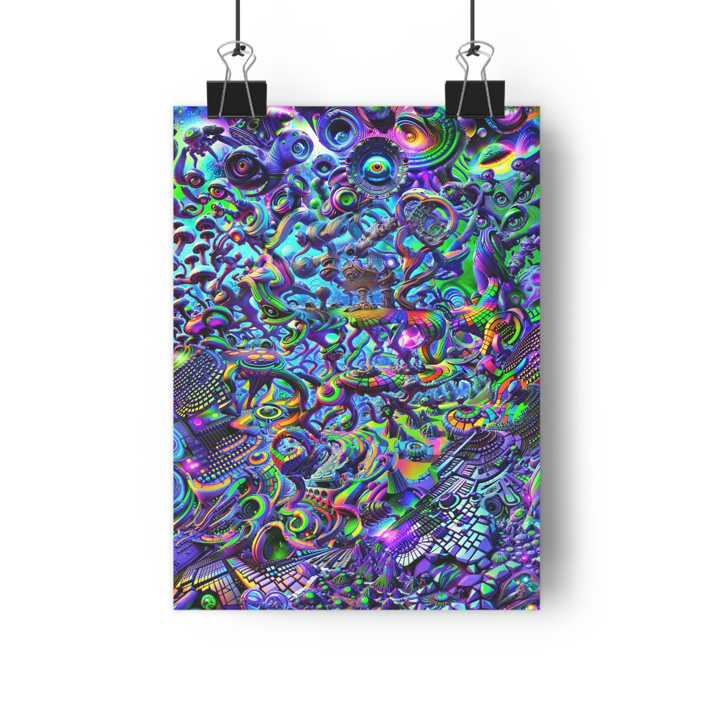 "PSYCHEDELIC WONDERLAND 2.0" Giclée Art Print