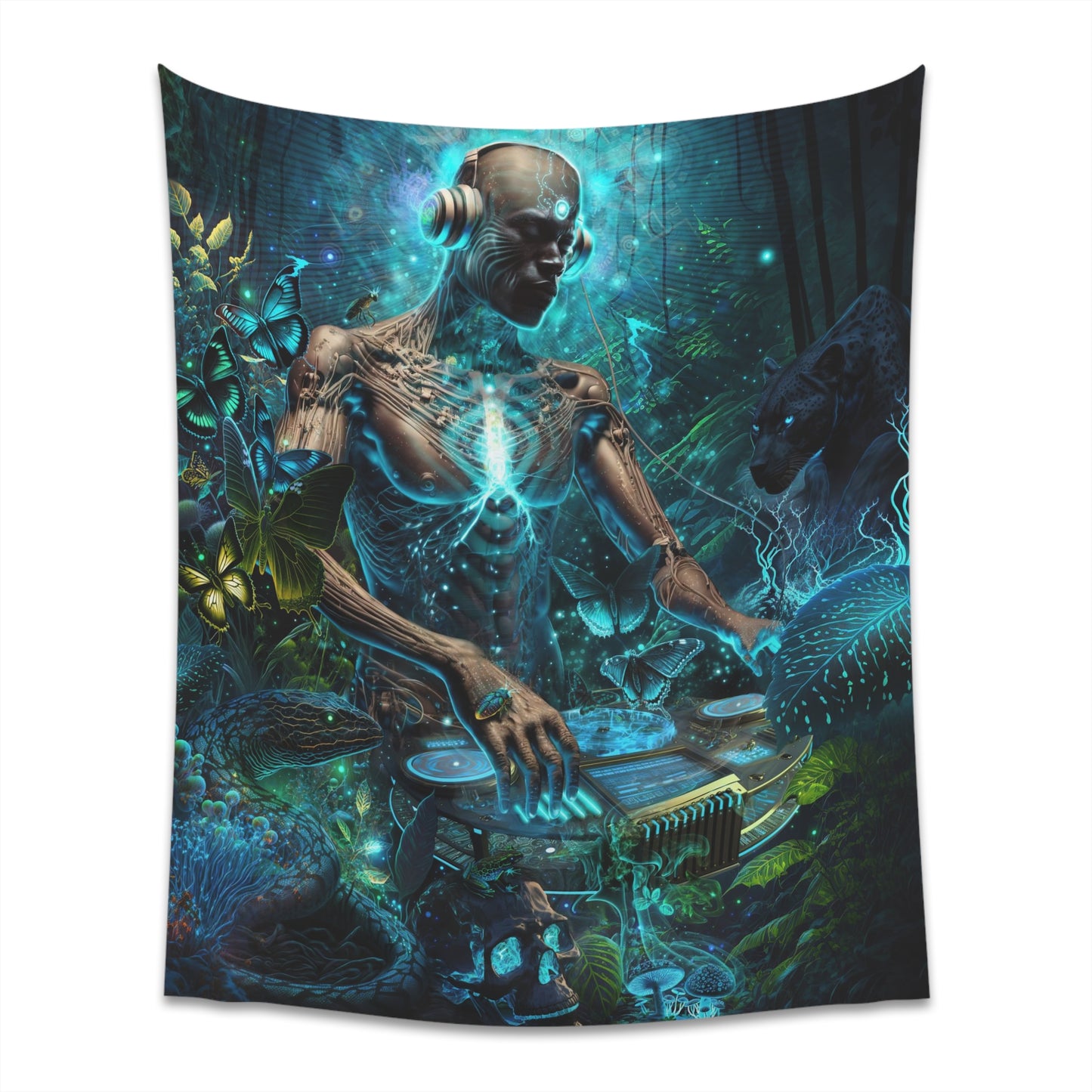 "BIOSONIC" Printed Wall Tapestry