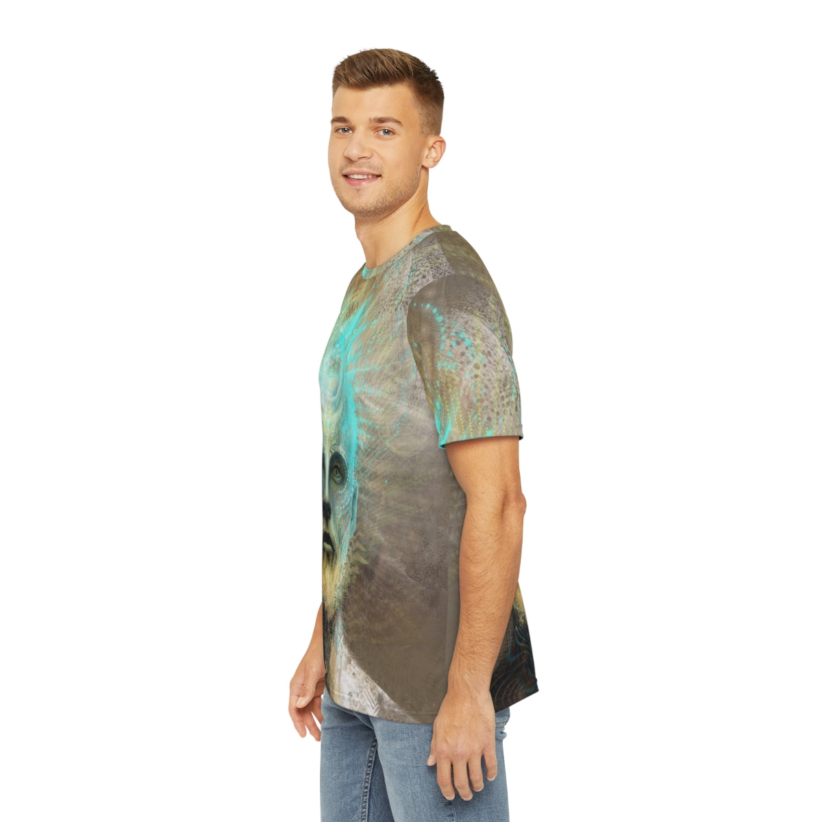 "Untitled" Men's Polyester Tee (AOP)