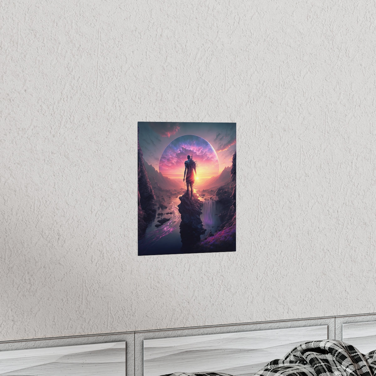 "HE WHO WANDERS IS NOT LOST" Premium Matte Vertical Posters