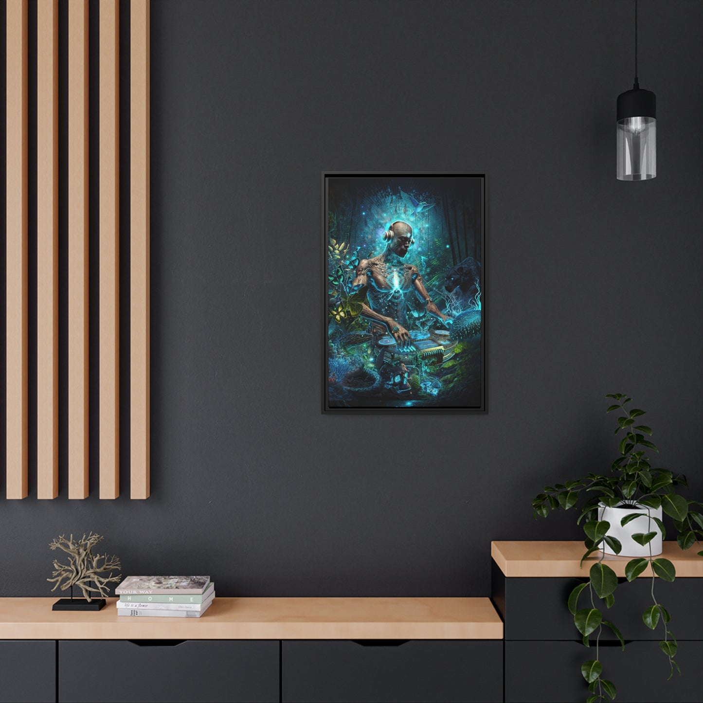 "BIOSONIC" Matte Canvas, Black Frame