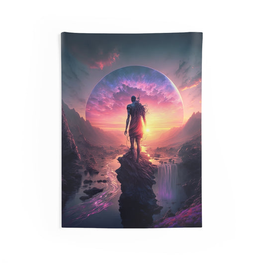 "HE WHO WANDERS IS NOT LOST" Indoor Wall Tapestries