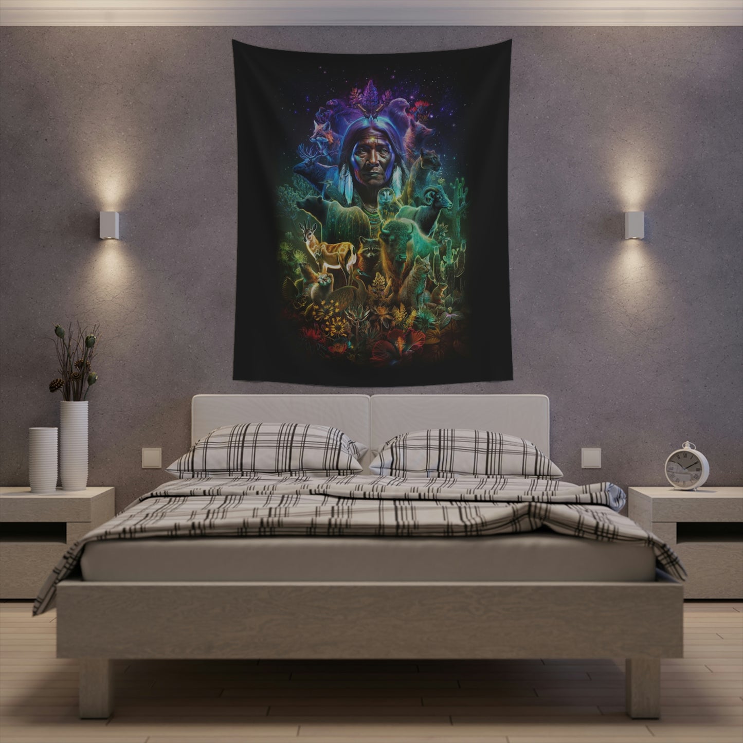 "GREAT SPIRIT" Printed Wall Tapestry