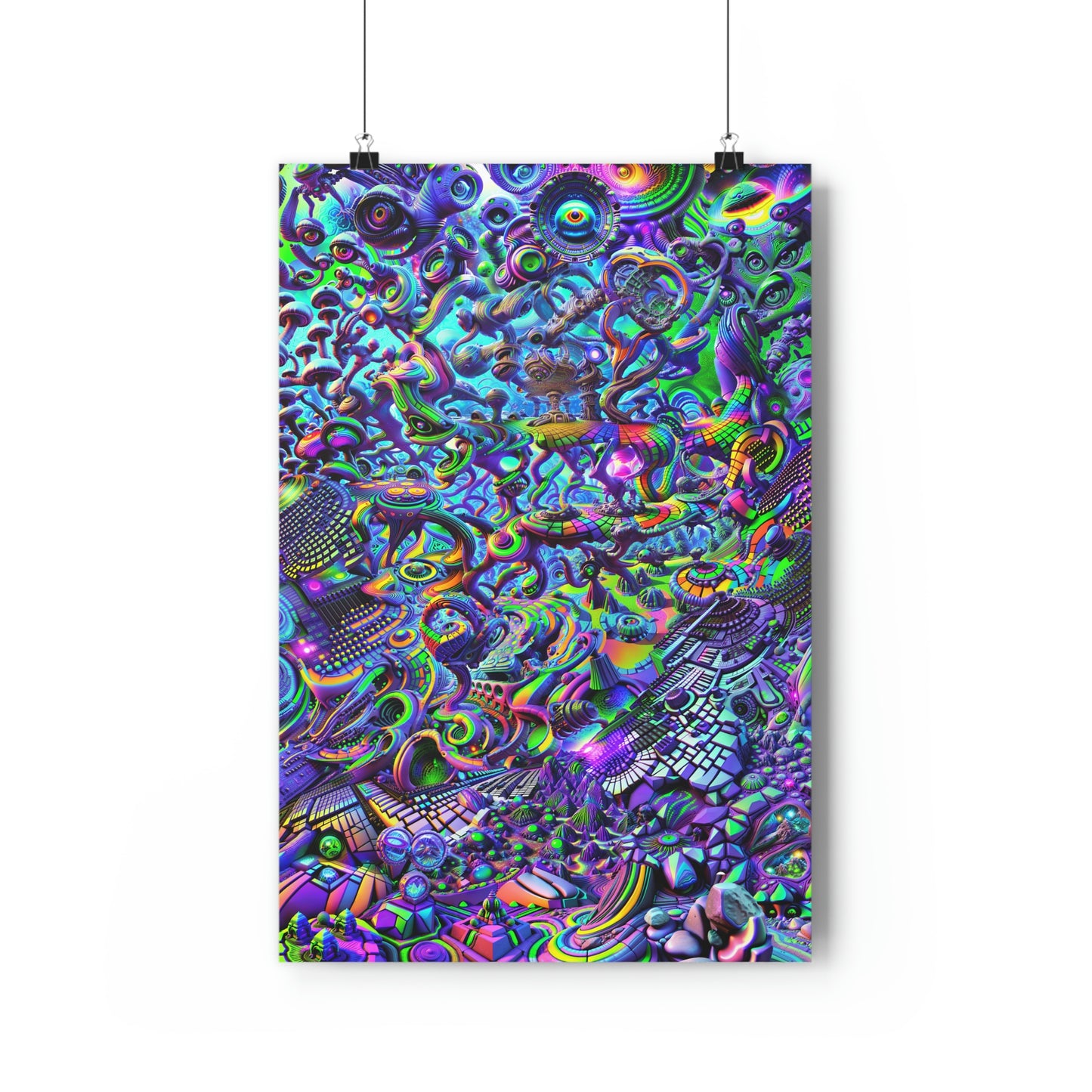 "PSYCHEDELIC WONDERLAND 2.0" Giclée Art Print