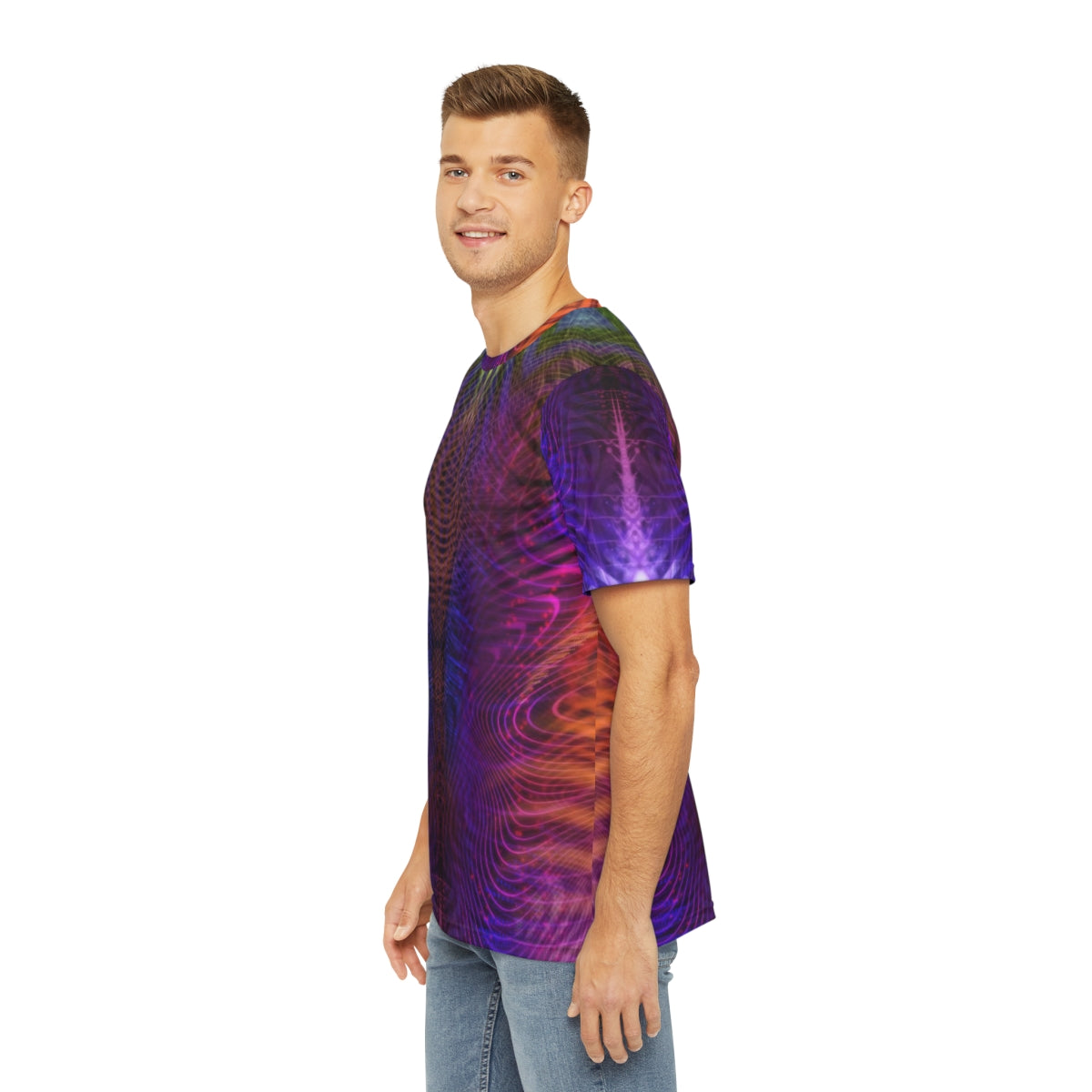 "PSYCHEDELIC 2.0" Men's Polyester Tee (AOP)