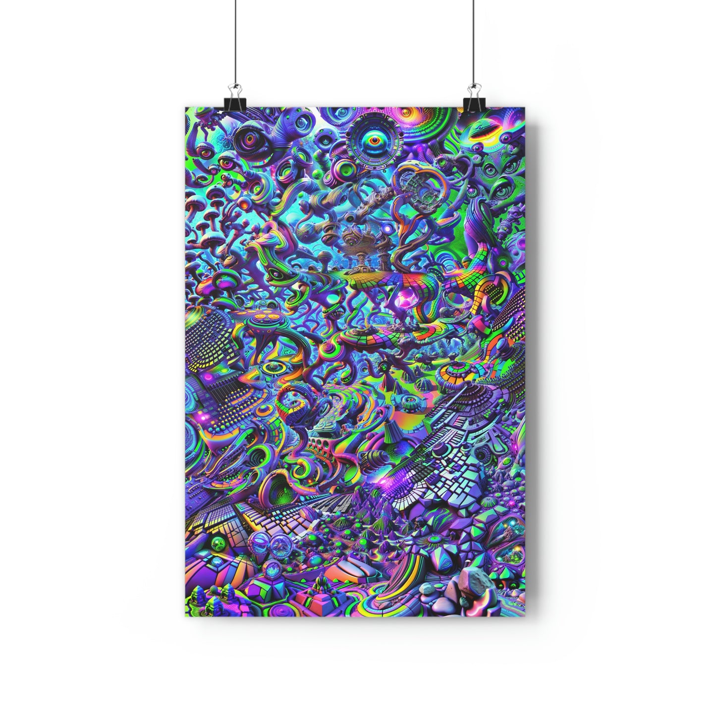 "PSYCHEDELIC WONDERLAND 2.0" Giclée Art Print