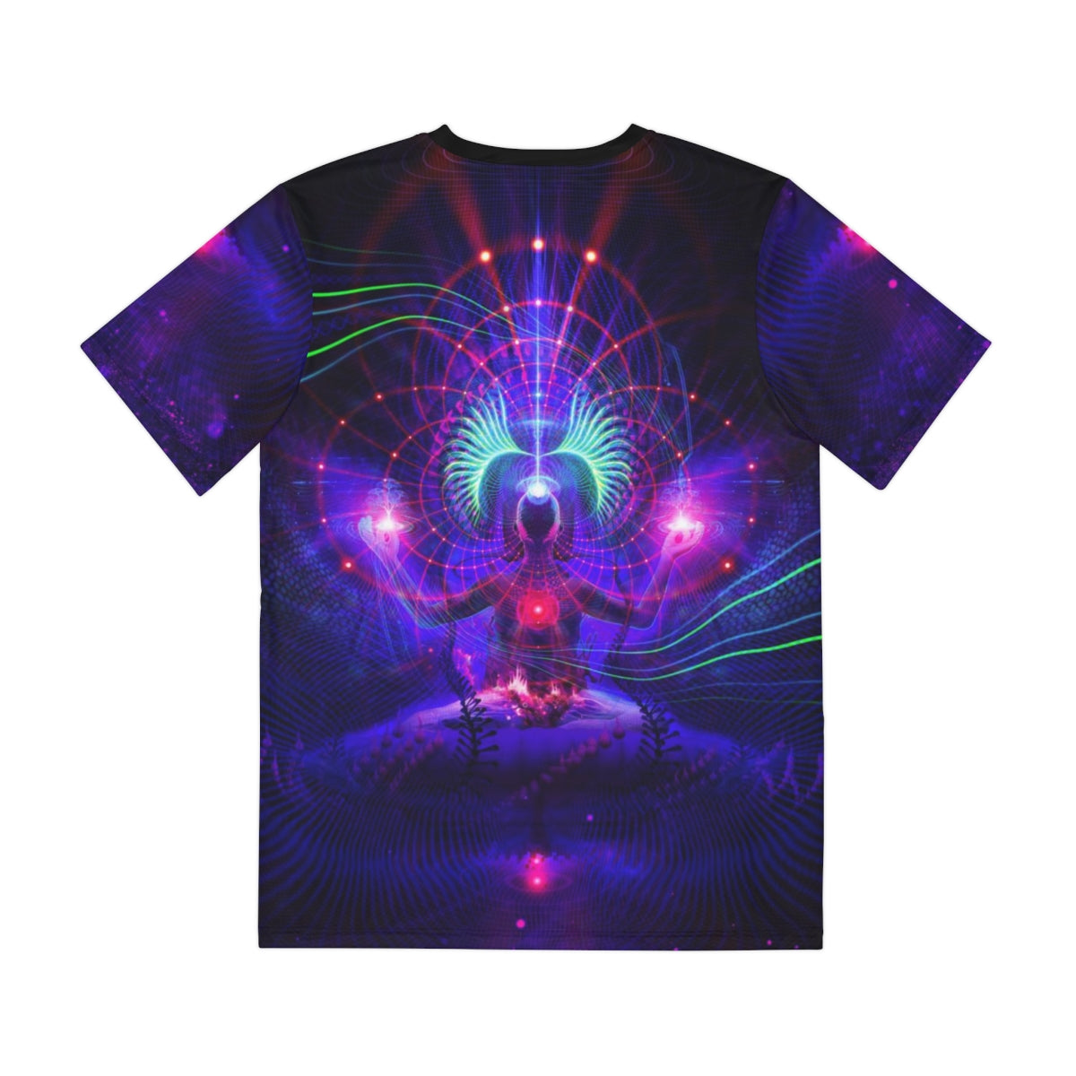 "CRYPTOCHROMA" Men's Polyester Tee (AOP)