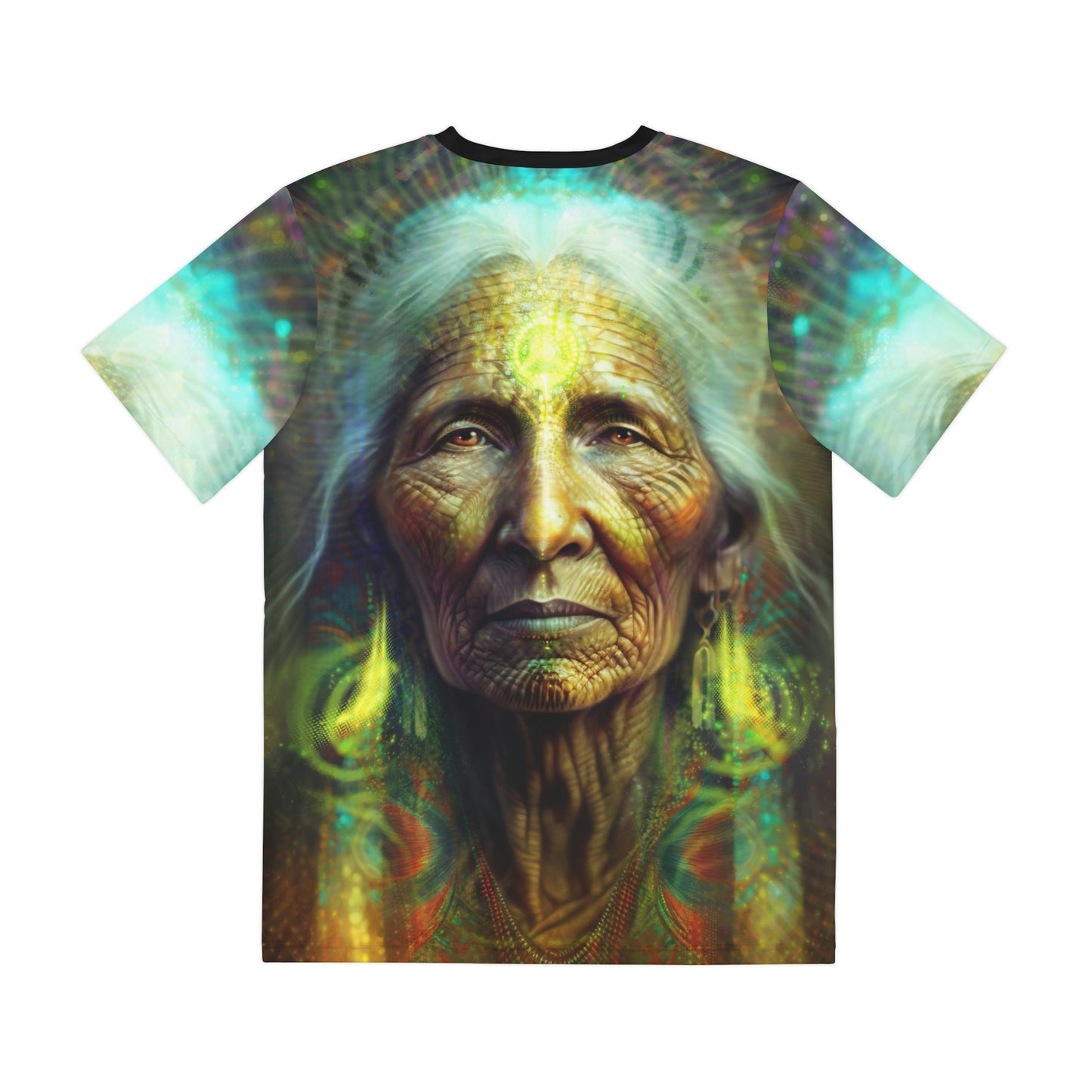 "SACRED WISDOM" Men's Polyester Tee (AOP)