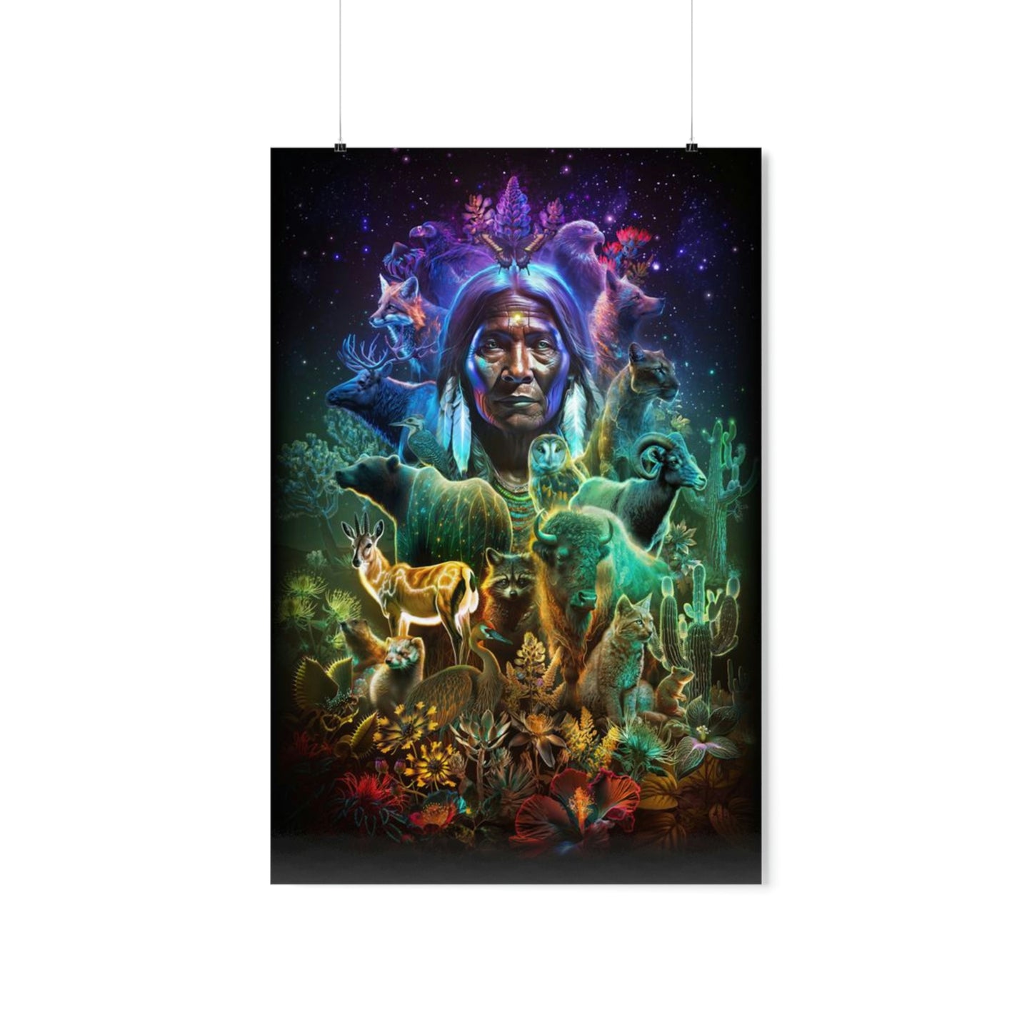 "GREAT SPIRIT" Premium Matte Vertical Posters