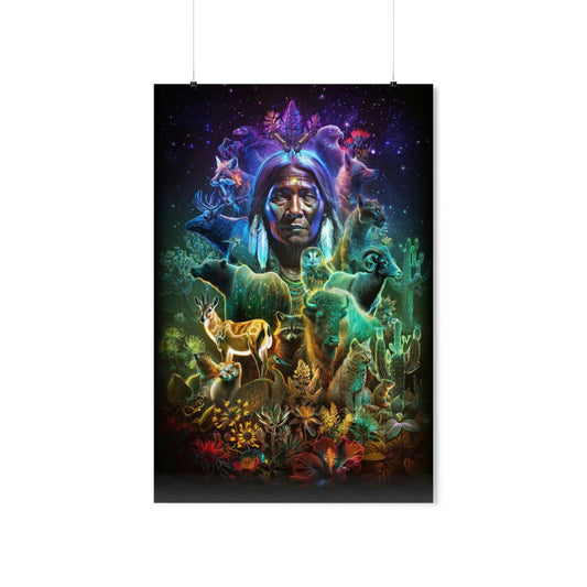 "GREAT SPIRIT" Premium Matte Vertical Posters