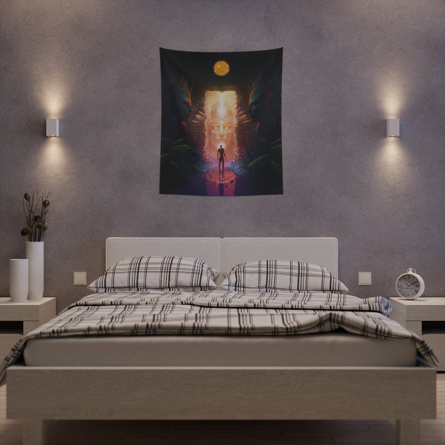 "BIOSONIC" Printed Wall Tapestry