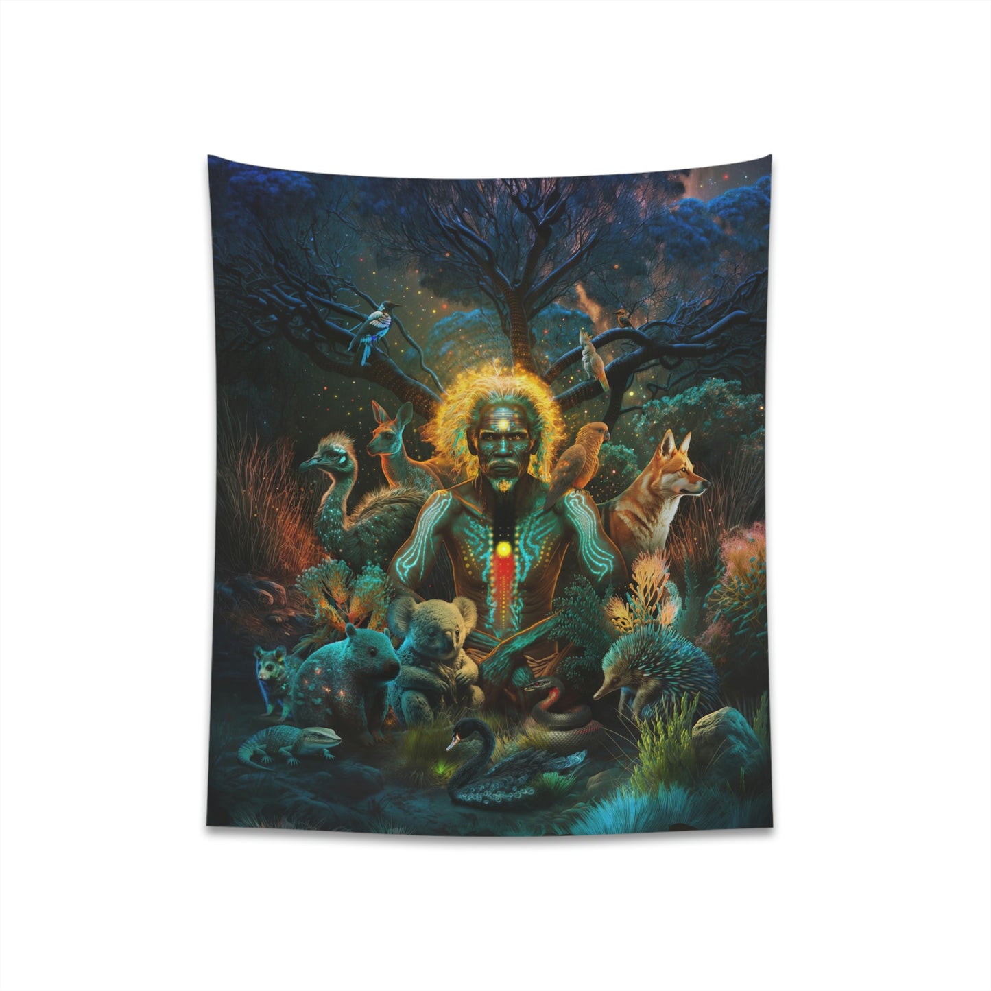 "ALWAYS DREAMING" Printed Wall Tapestry