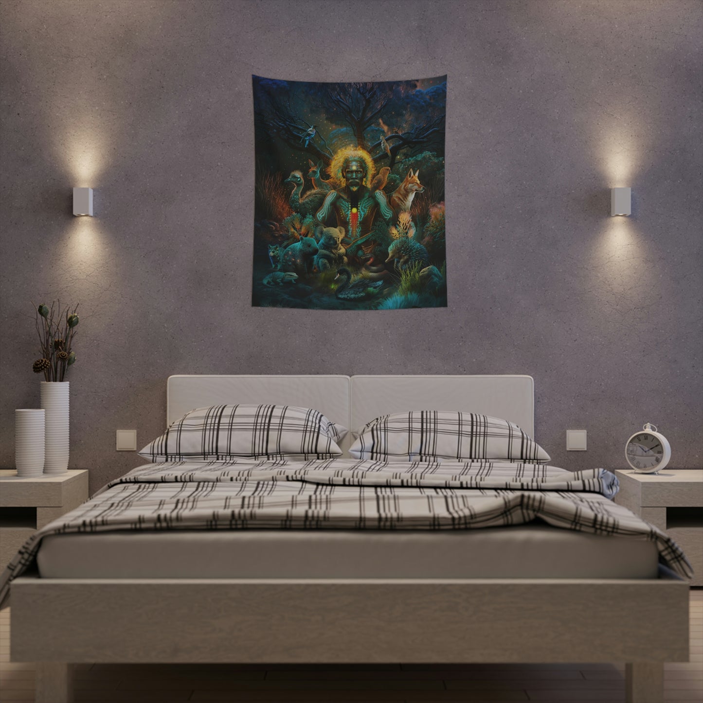 "ALWAYS DREAMING" Printed Wall Tapestry