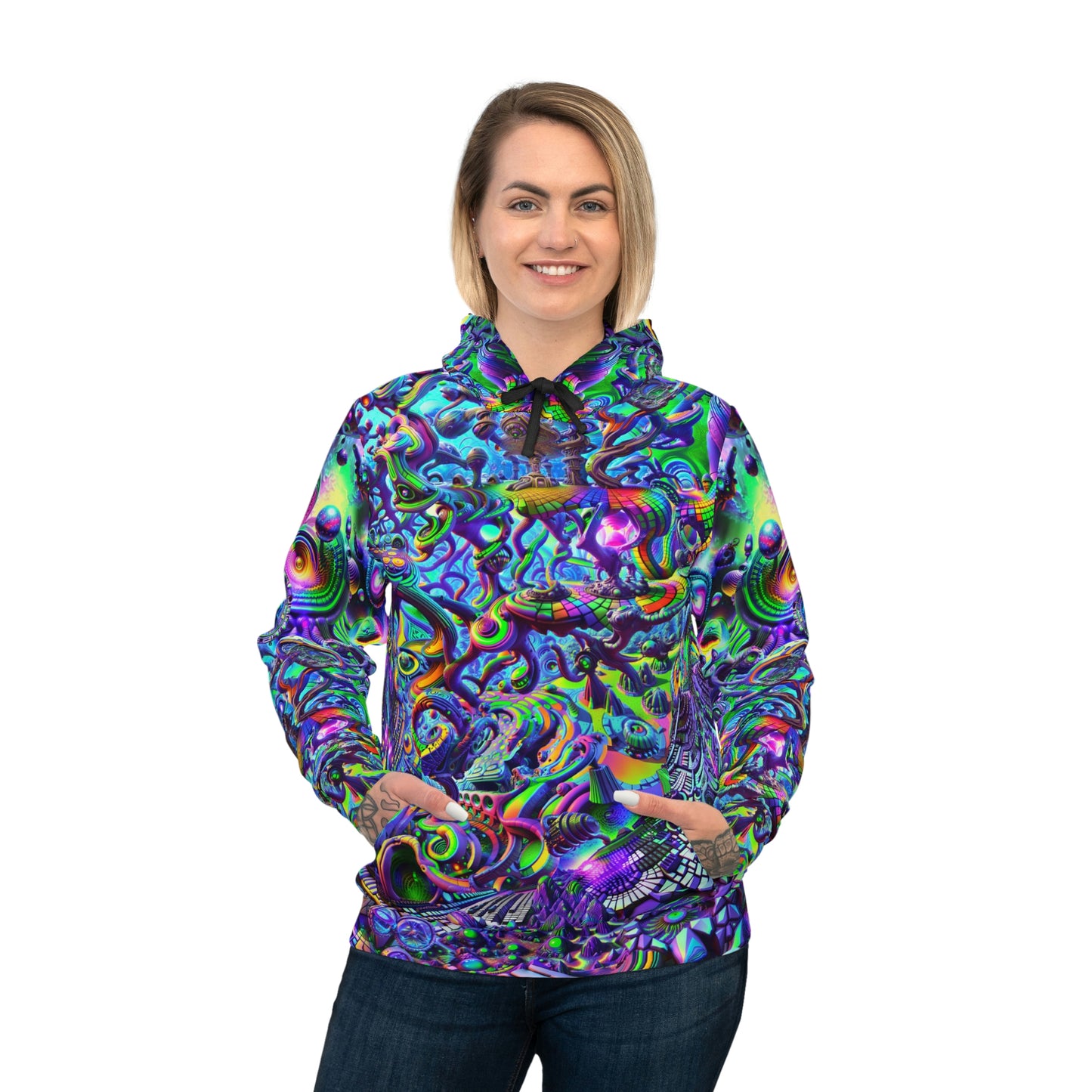 "PSYCHEDELIC WONDERLAND 2.0" Athletic Hoodie