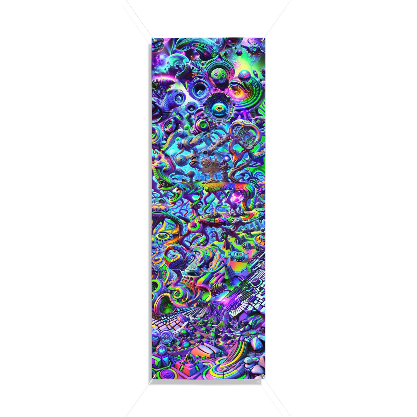 "PSYCHEDELIC WONDERLAND 2.0" Vinyl Banners