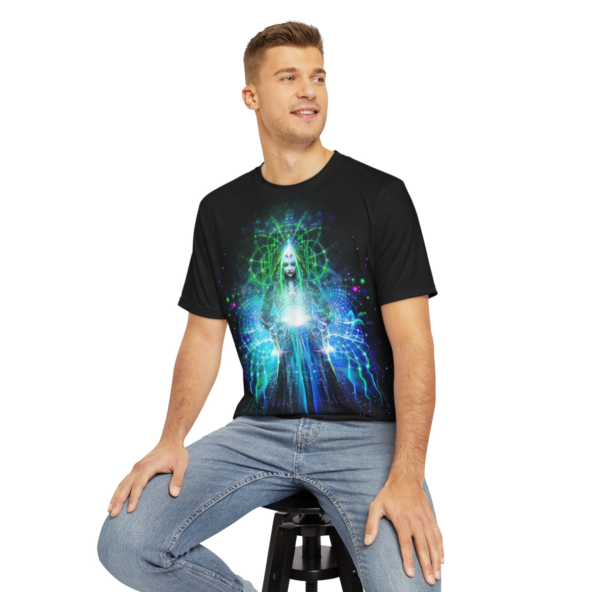 "STRANGE GOBLIN" Men's Polyester Tee (AOP)