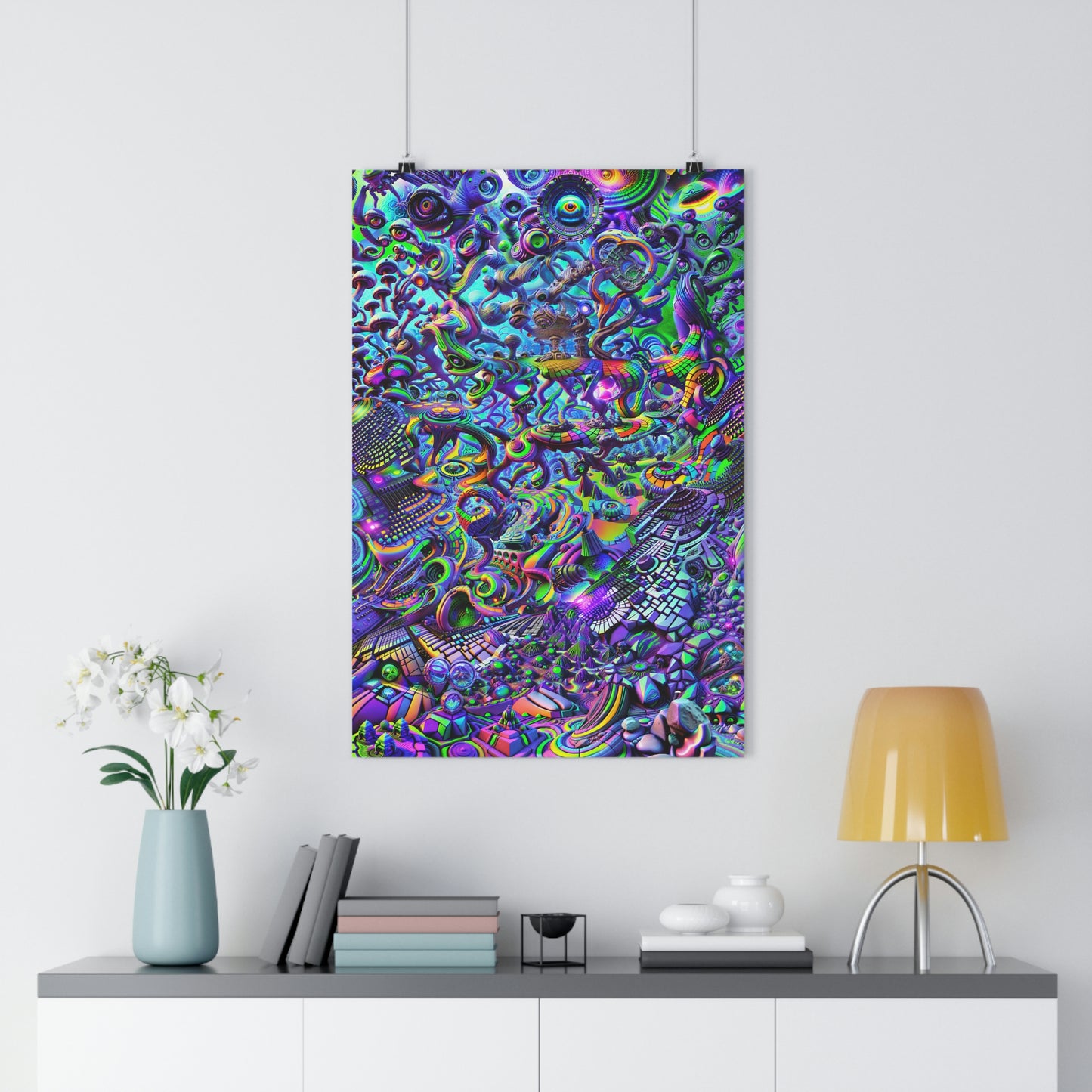 "PSYCHEDELIC WONDERLAND 2.0" Giclée Art Print