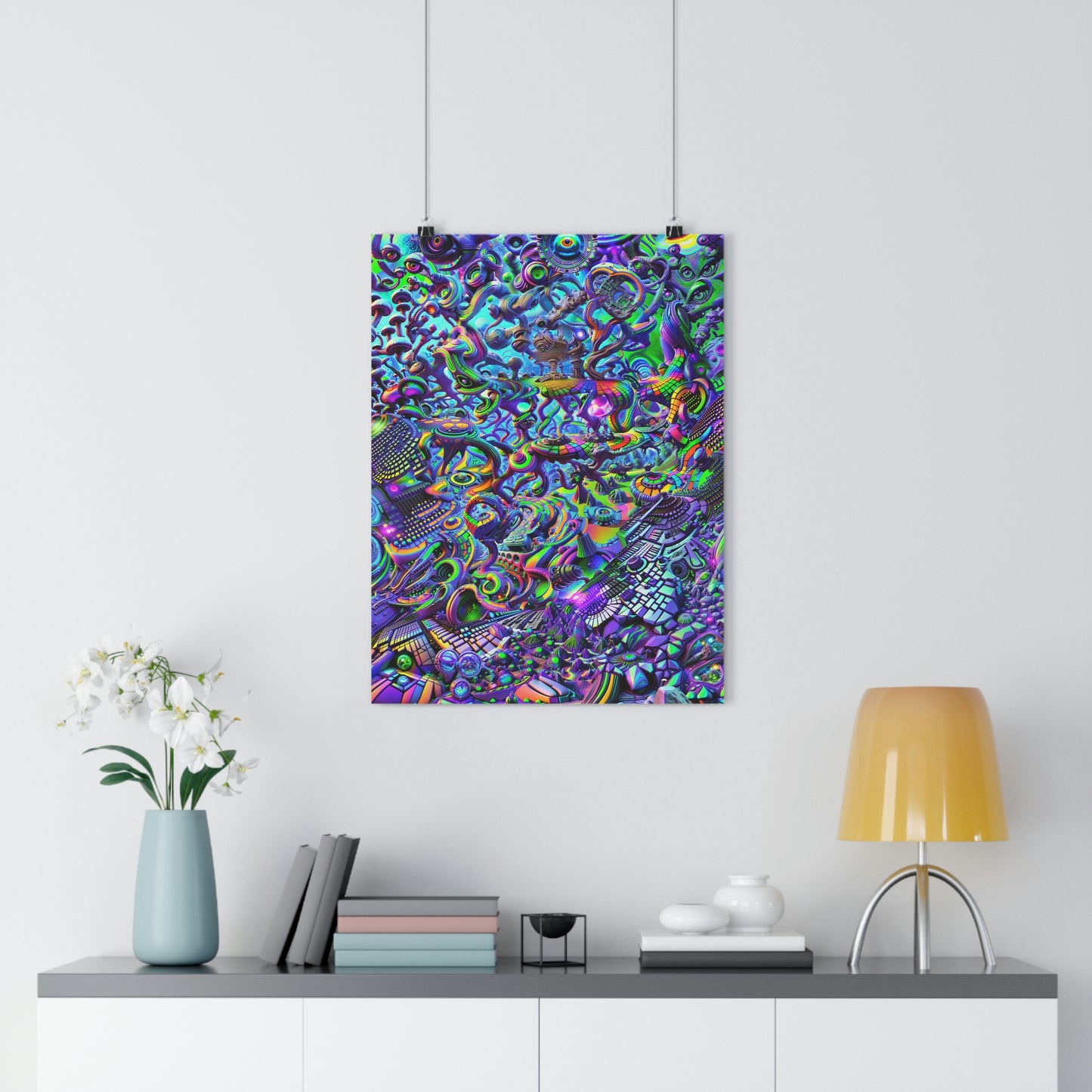 "PSYCHEDELIC WONDERLAND 2.0" Giclée Art Print