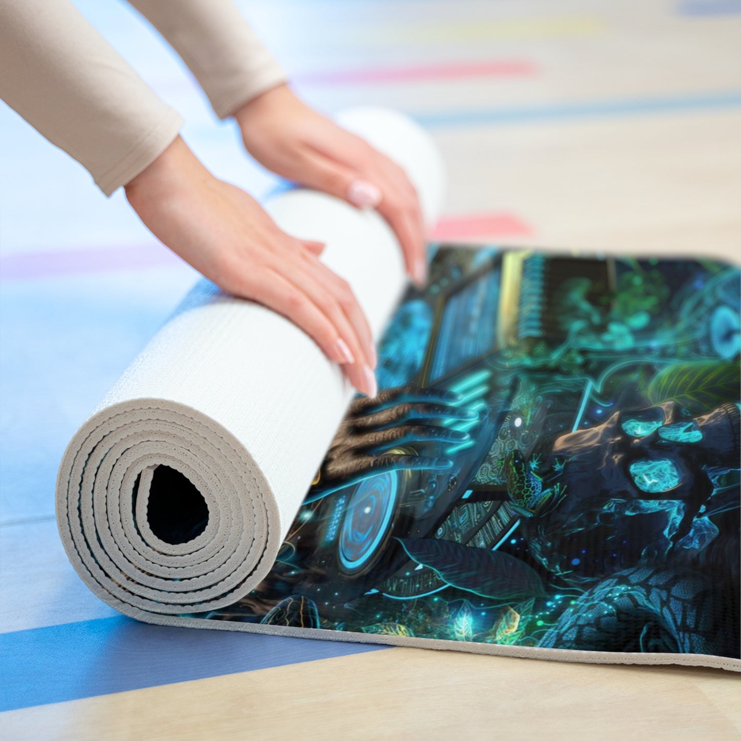 "BIOSONIC" Foam Yoga Mat