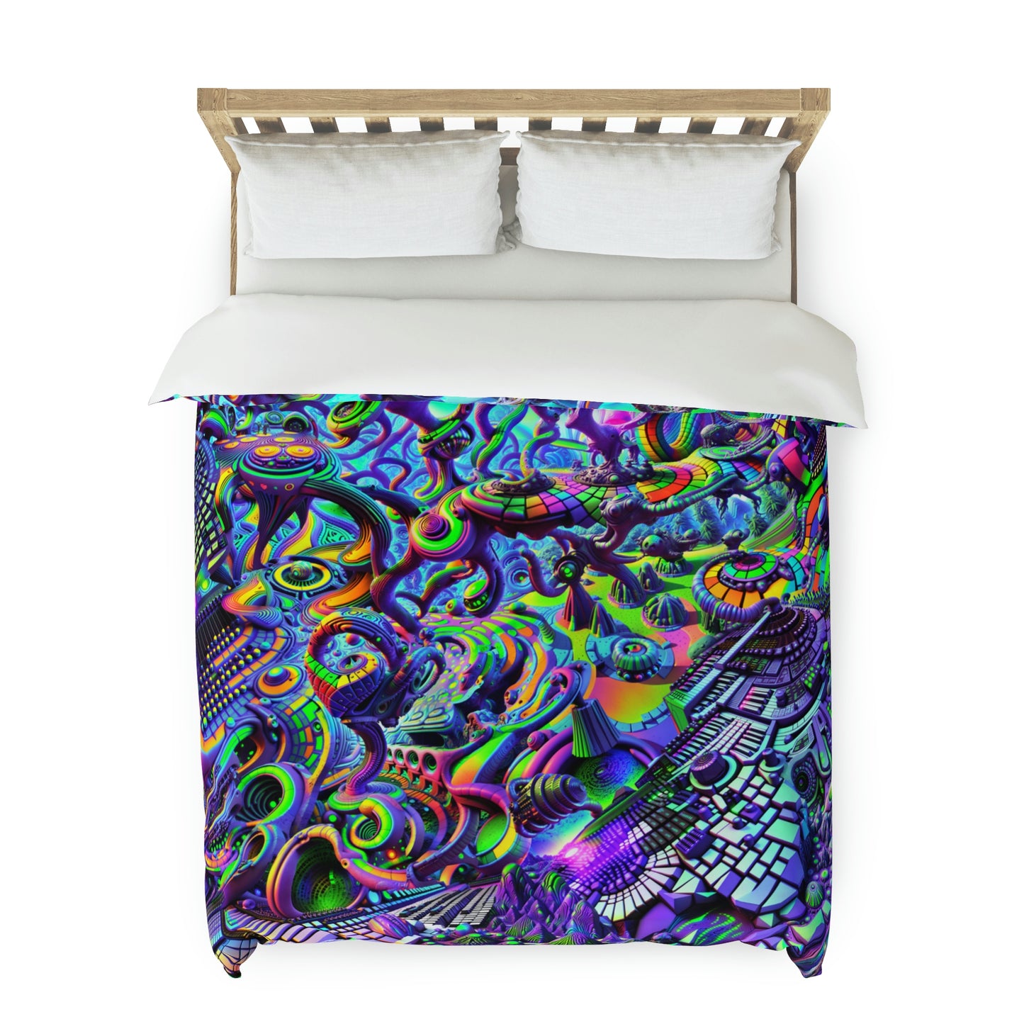 "PSYCHEDELIC WONDERLAND 2.0" Duvet Cover