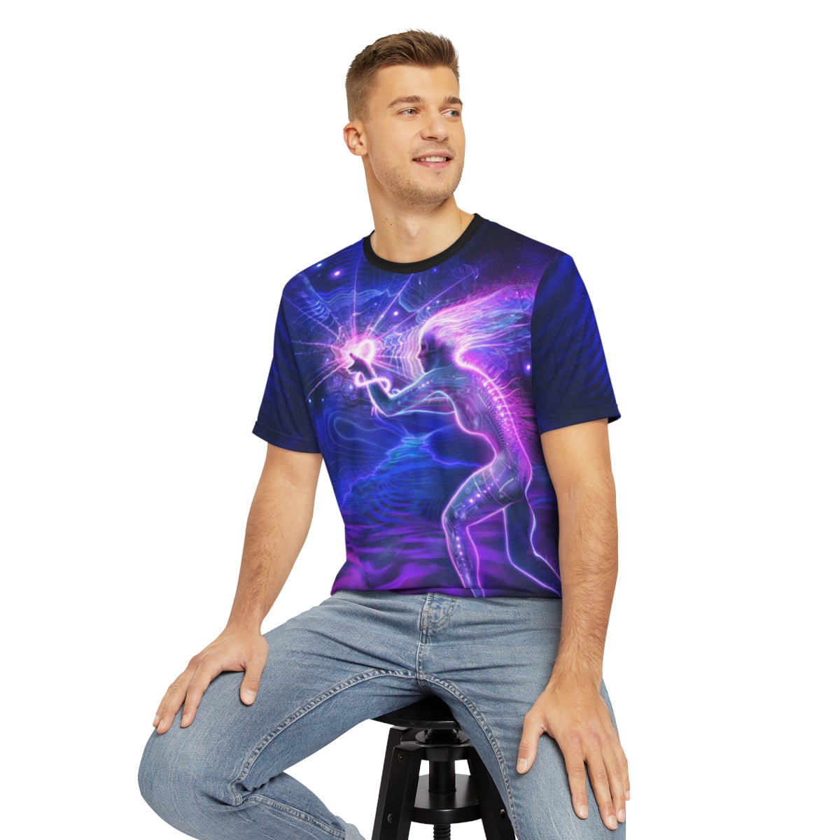 "DREAM EXCHANGE" Men's Polyester Tee (AOP)