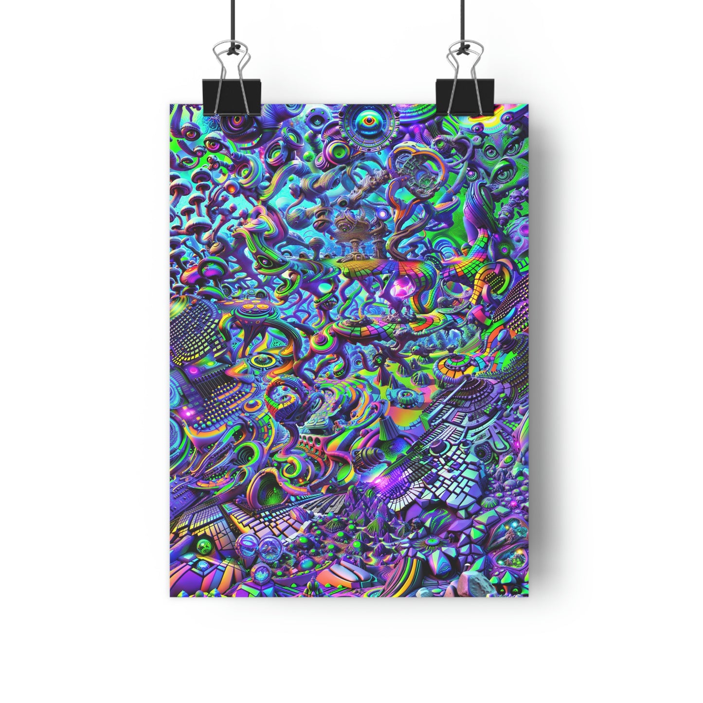 "PSYCHEDELIC WONDERLAND 2.0" Giclée Art Print