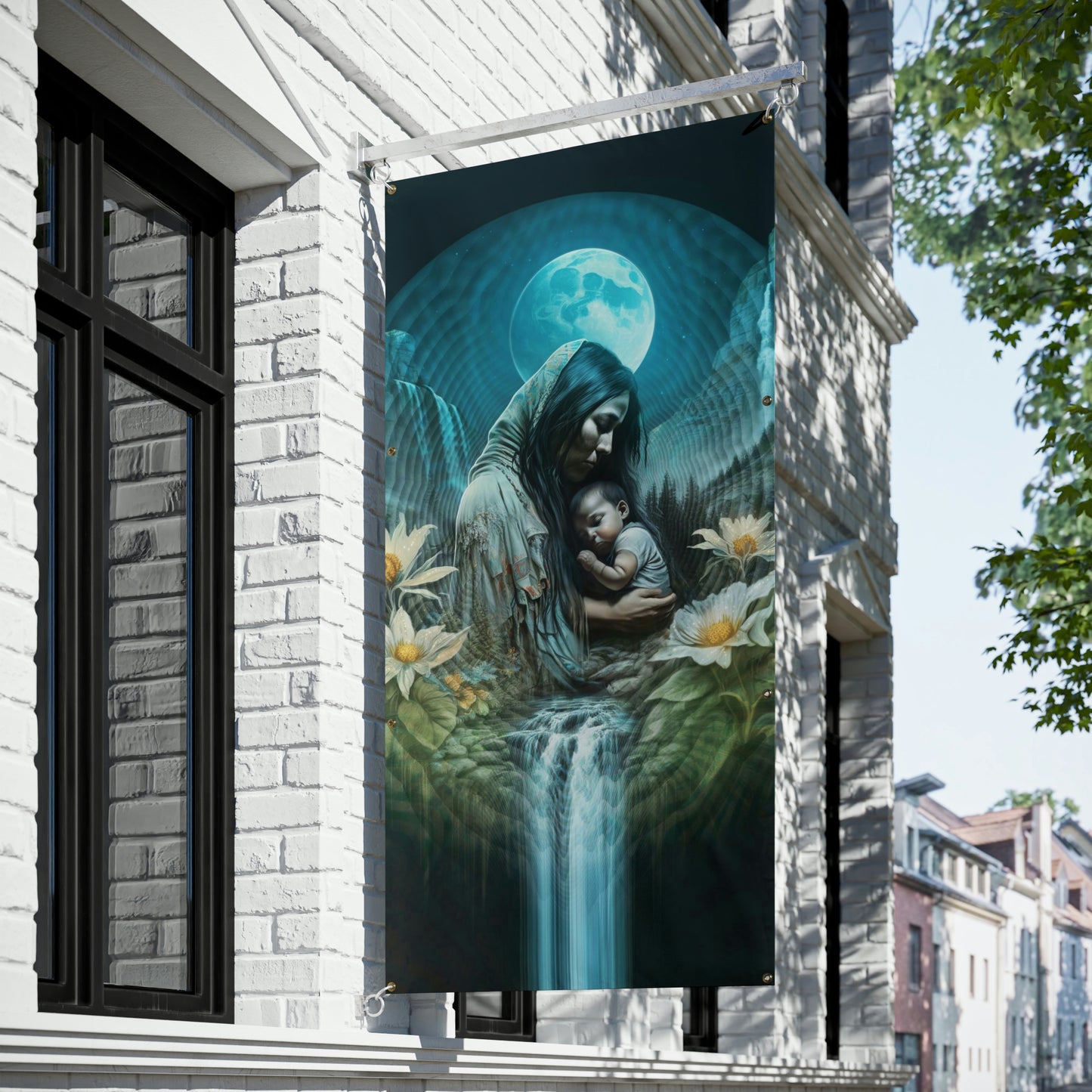 "NATURE NURTURE" Vinyl Banners