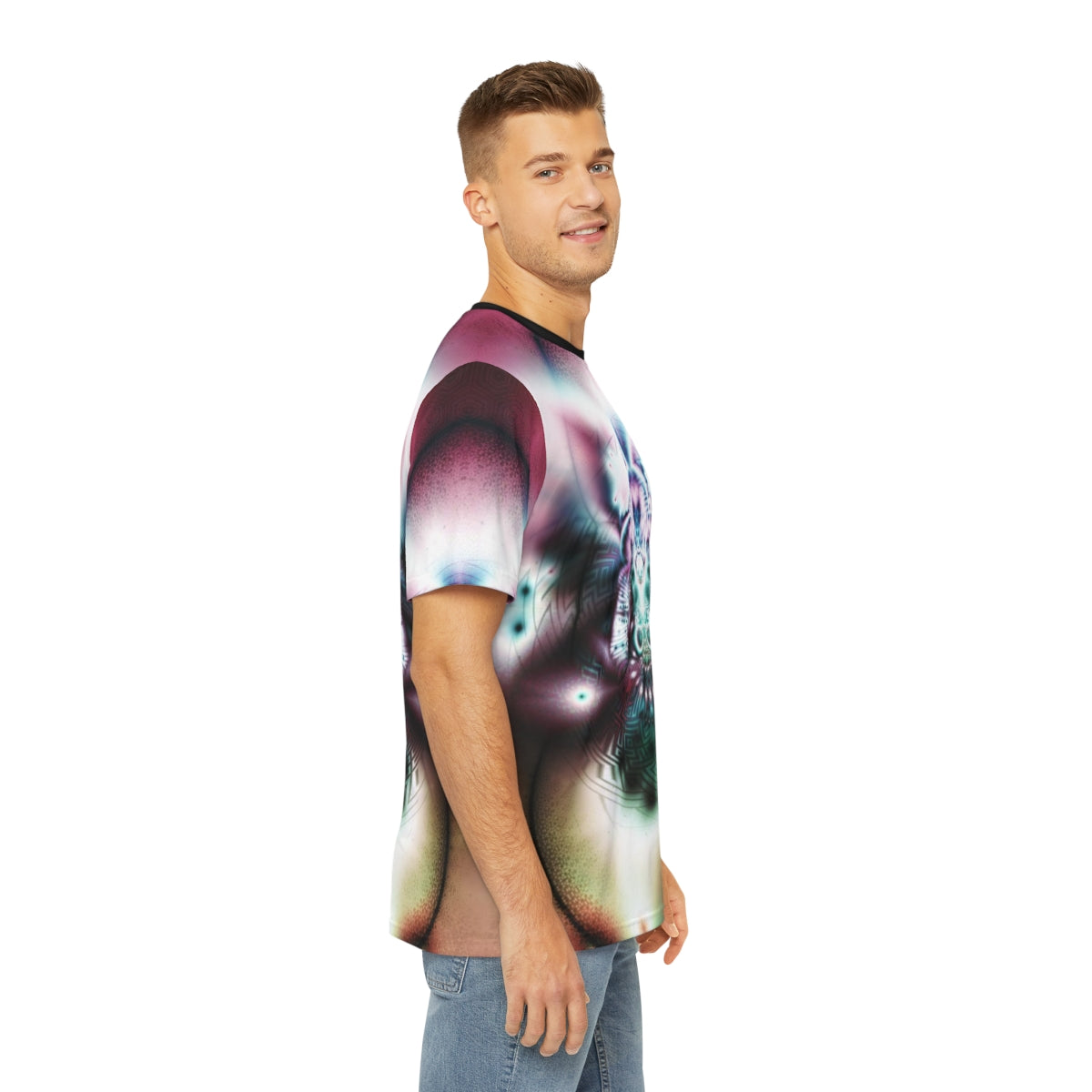 "XDMTER" Men's Polyester Tee (AOP)