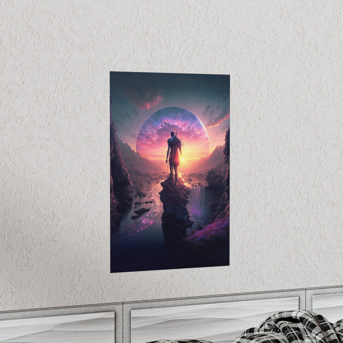 "HE WHO WANDERS IS NOT LOST" Premium Matte Vertical Posters