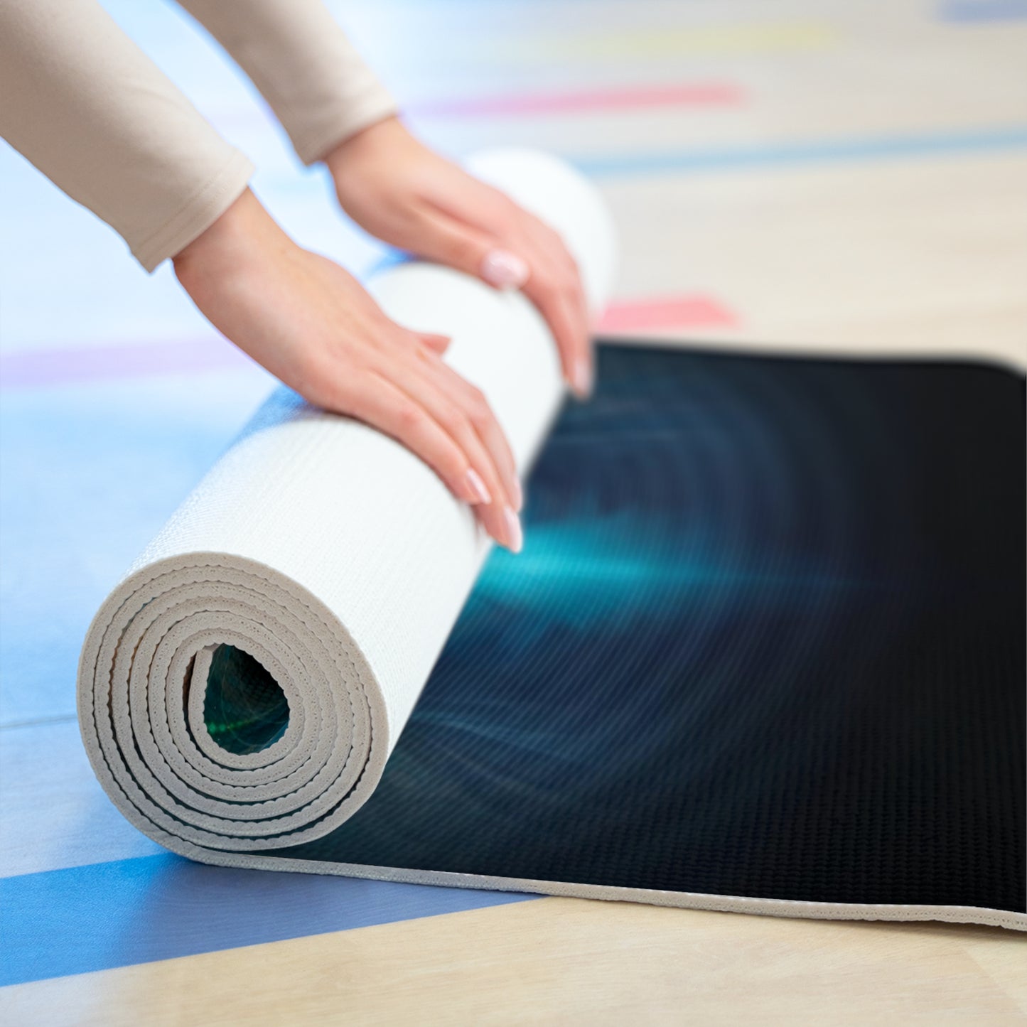 "SURRENDER" Foam Yoga Mat