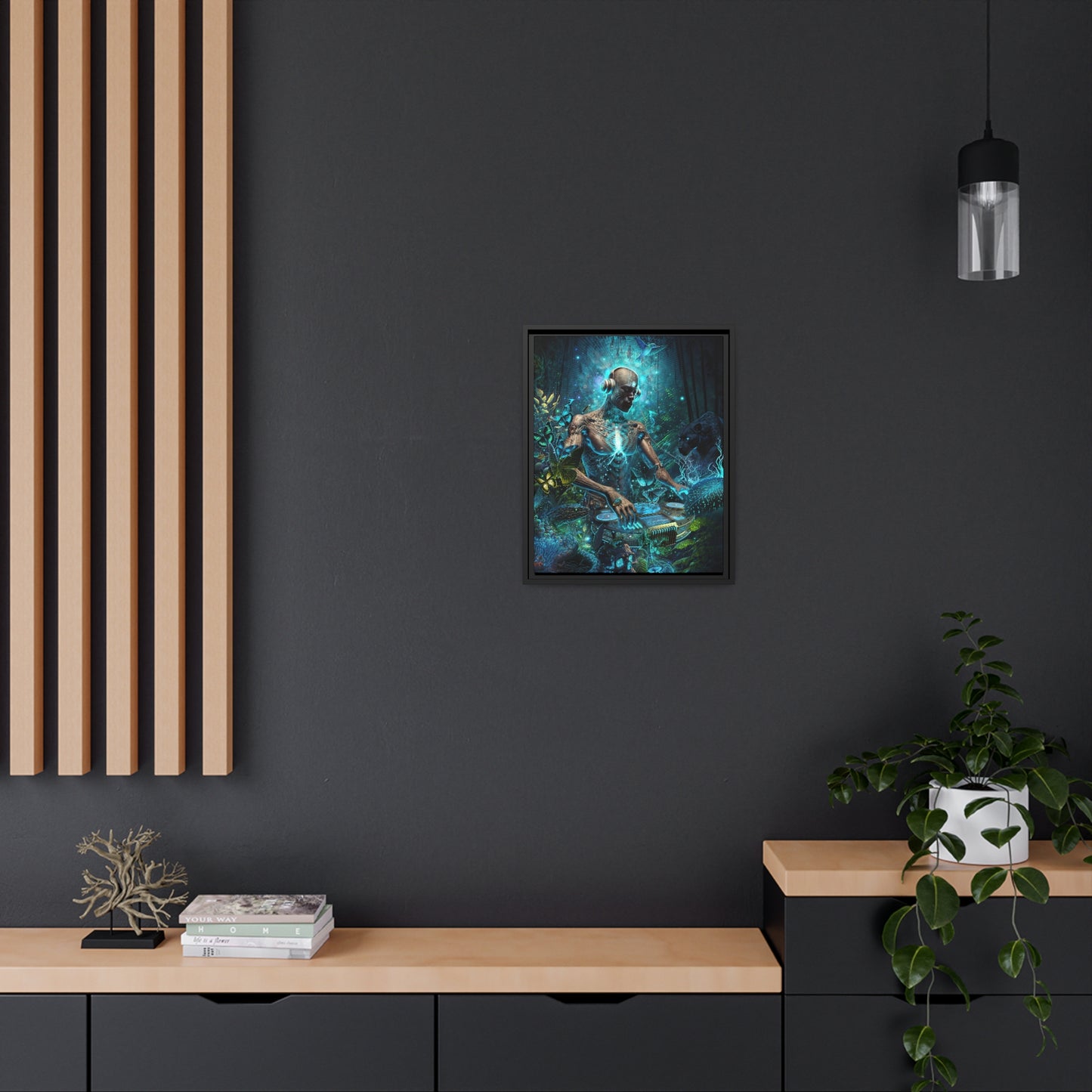 "BIOSONIC" Matte Canvas, Black Frame