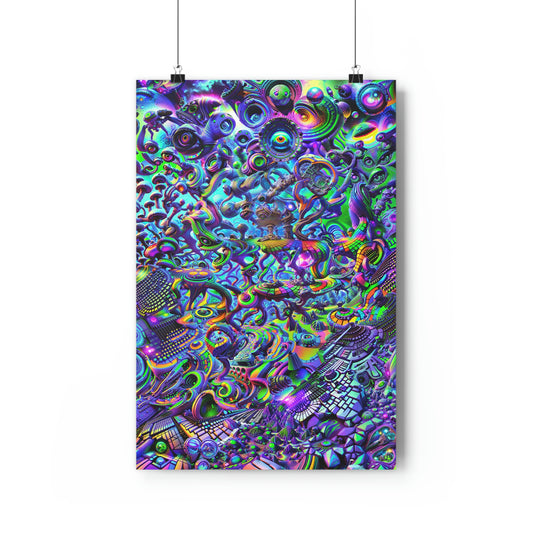 "PSYCHEDELIC WONDERLAND 2.0" Giclée Art Print