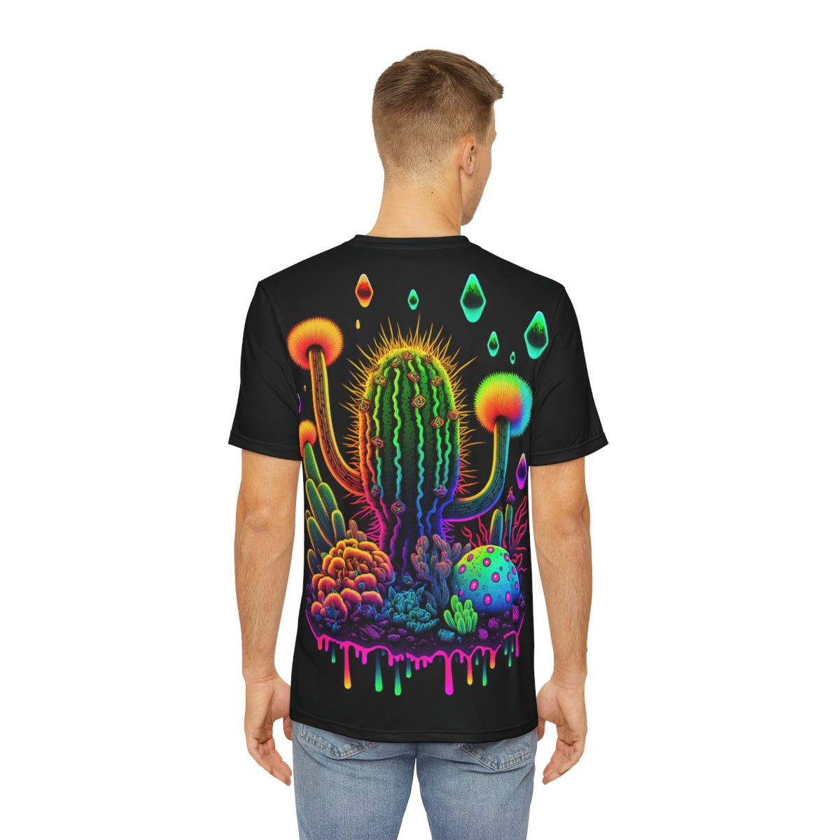 "KAKTUS" Men's Polyester Tee (AOP)