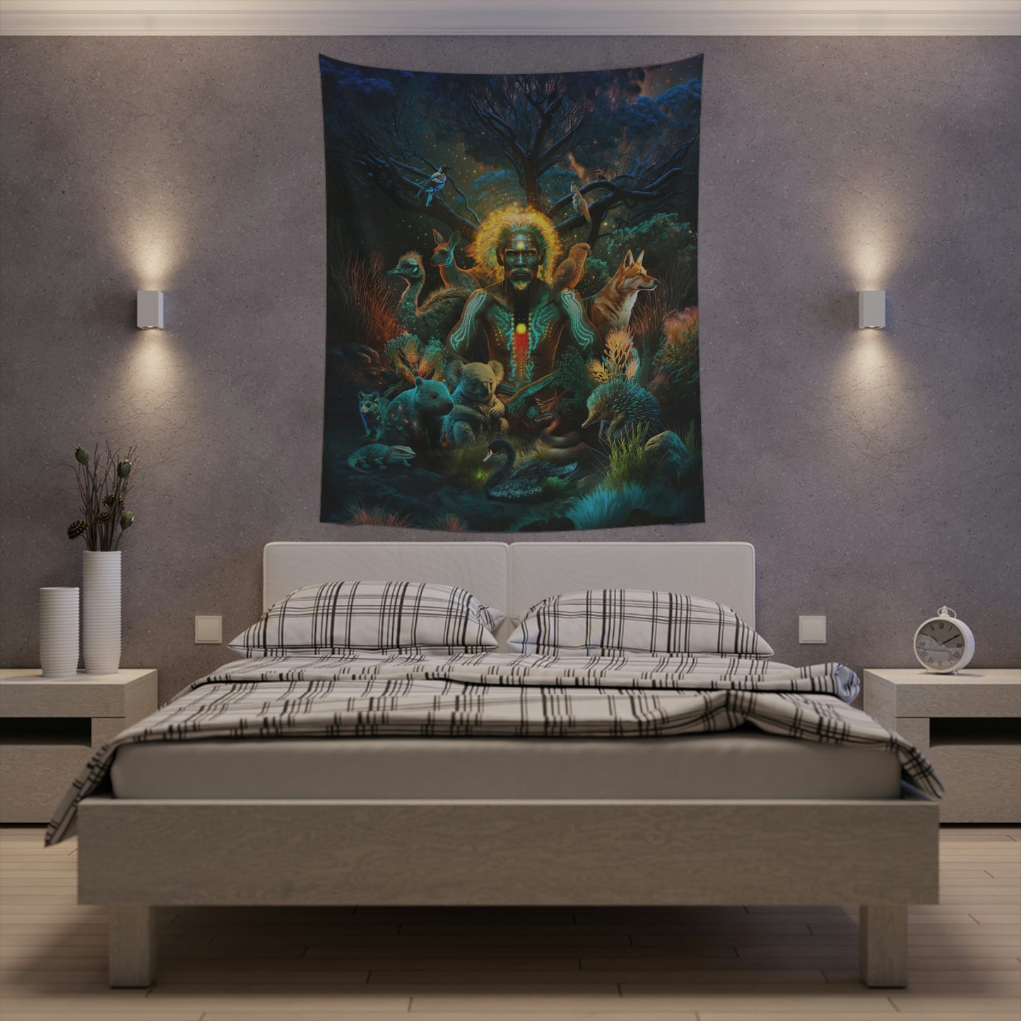 "ALWAYS DREAMING" Printed Wall Tapestry