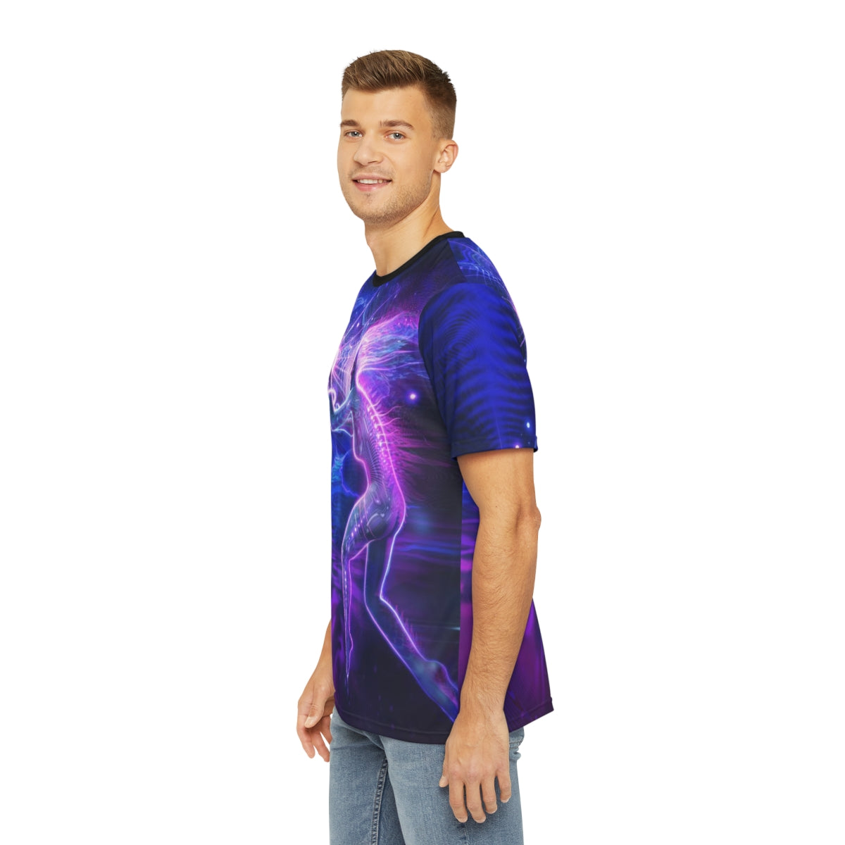 "DREAM EXCHANGE" Men's Polyester Tee (AOP)