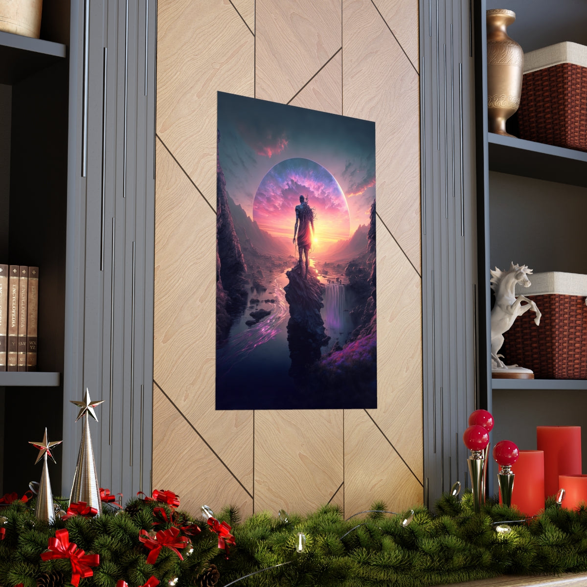 "HE WHO WANDERS IS NOT LOST" Premium Matte Vertical Posters