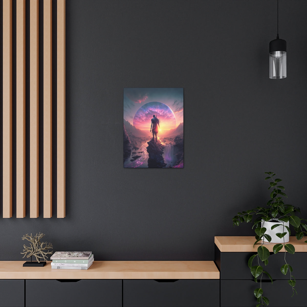 "HE WHO WANDERS IS NOT LOST" Canvas Gallery Wraps