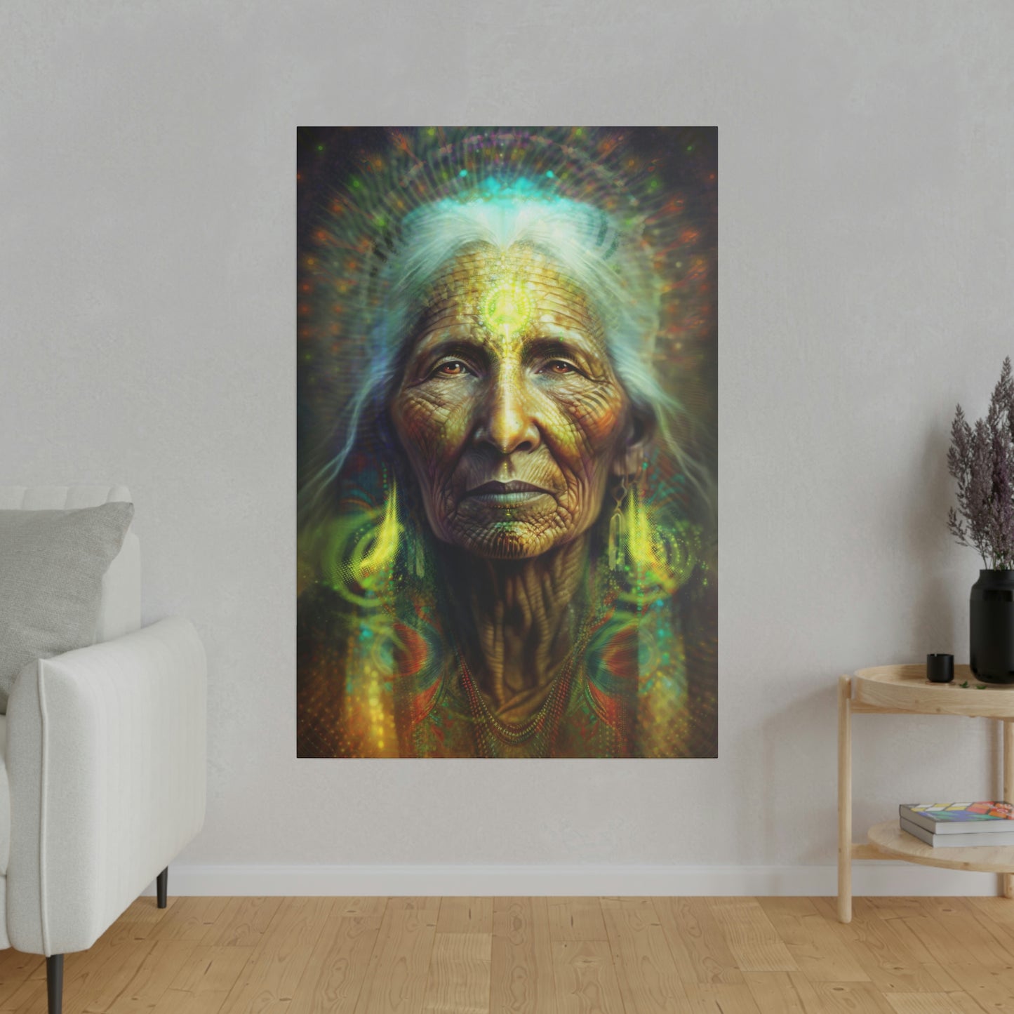 "SACRED WISDOM" Matte Canvas, Stretched, 0.75"