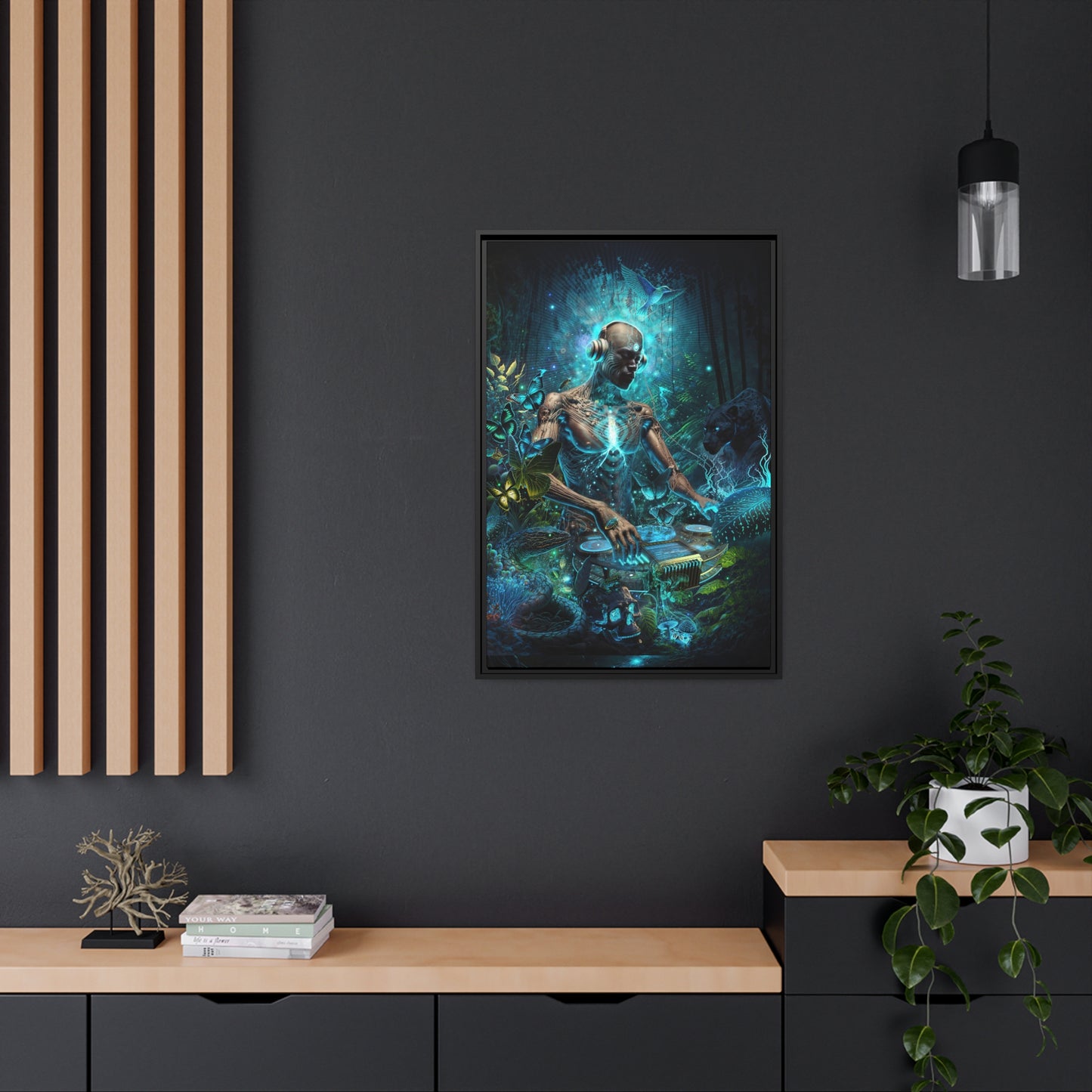 "BIOSONIC" Matte Canvas, Black Frame